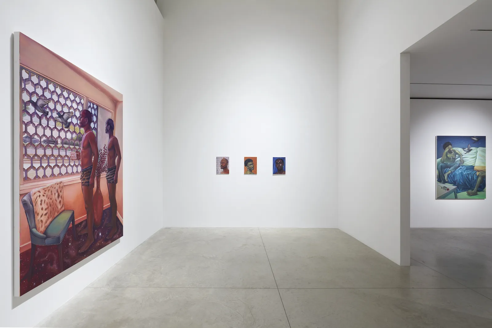 Lanise Howard | Robert Peterson: Reflections. June 8 - July 8, 2023. albertz benda, New York. Photo by Thomas Müller.