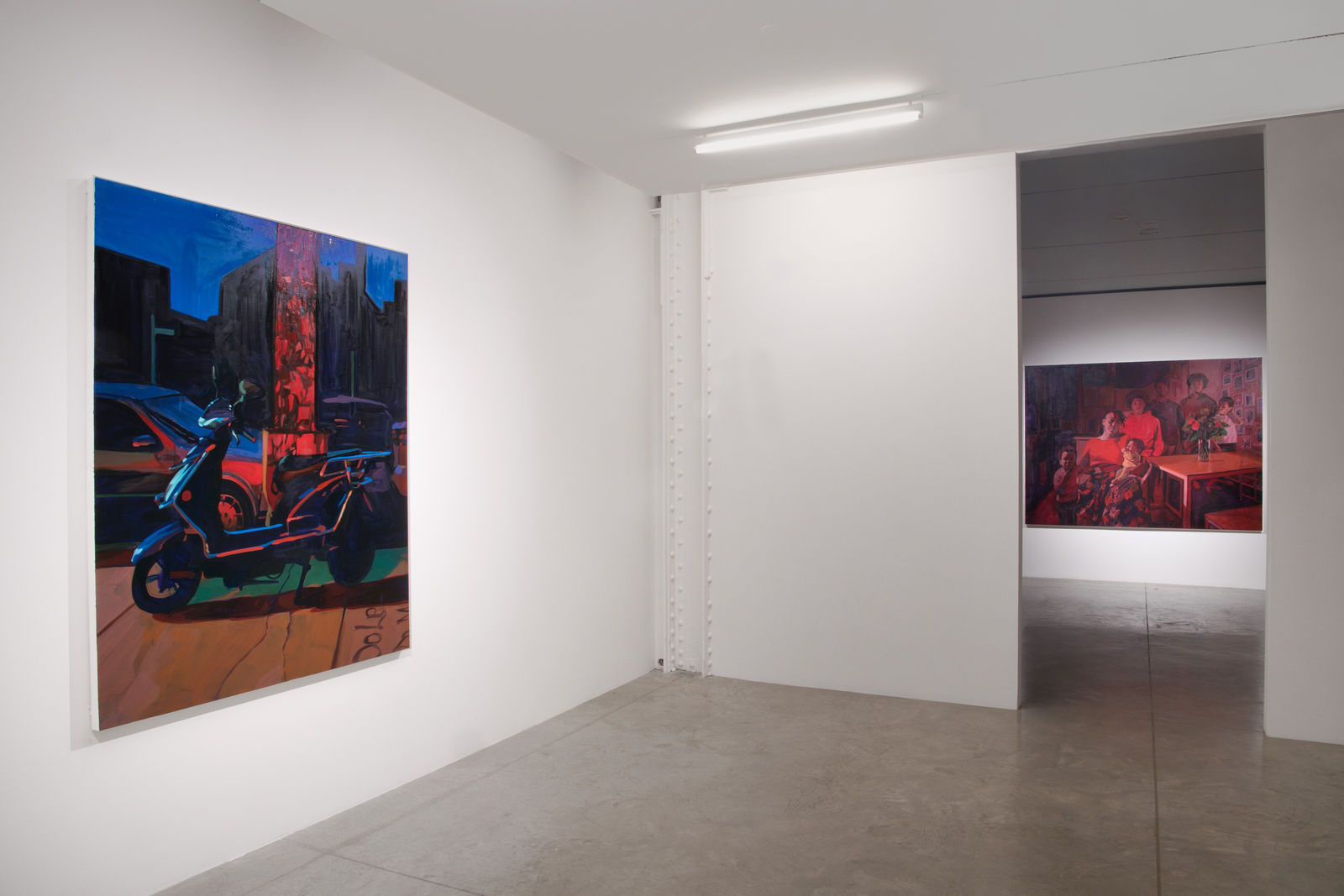 Kevin Brisco Jr.: Footsteps in the Dark. albertz benda, New York. October 13 - November 12, 2022. Photo by Adam Reich