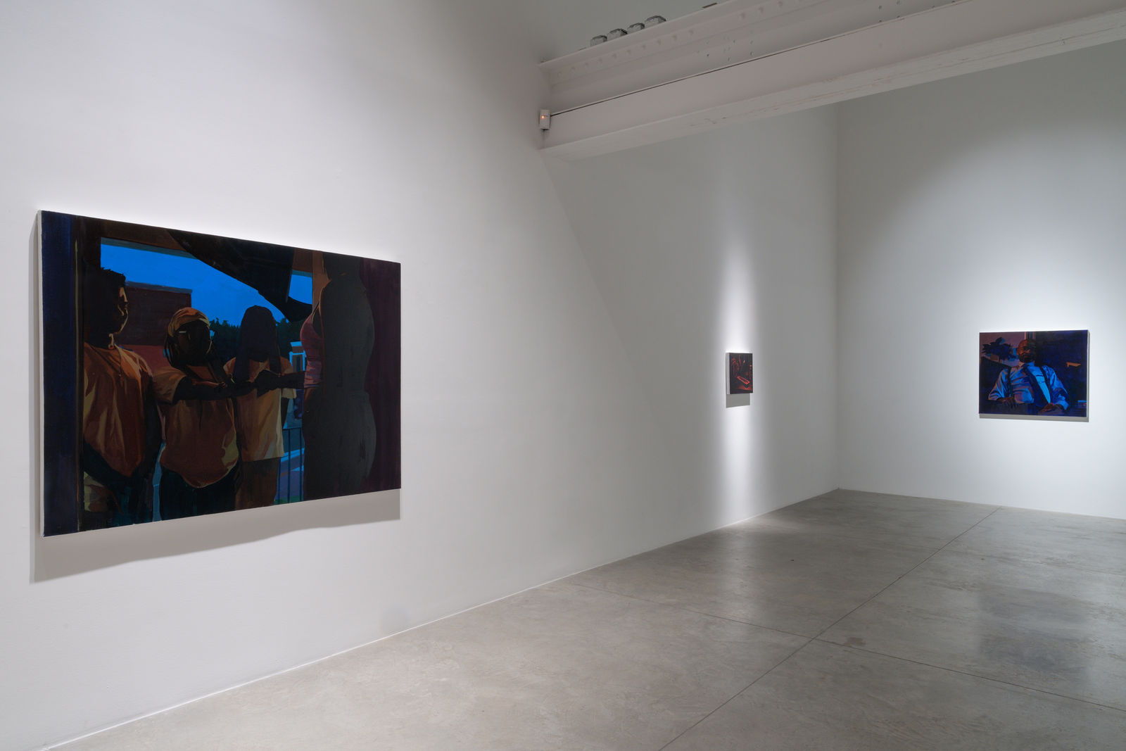 Kevin Brisco Jr.: Footsteps in the Dark. albertz benda, New York. October 13 - November 12, 2022. Photo by Adam Reich