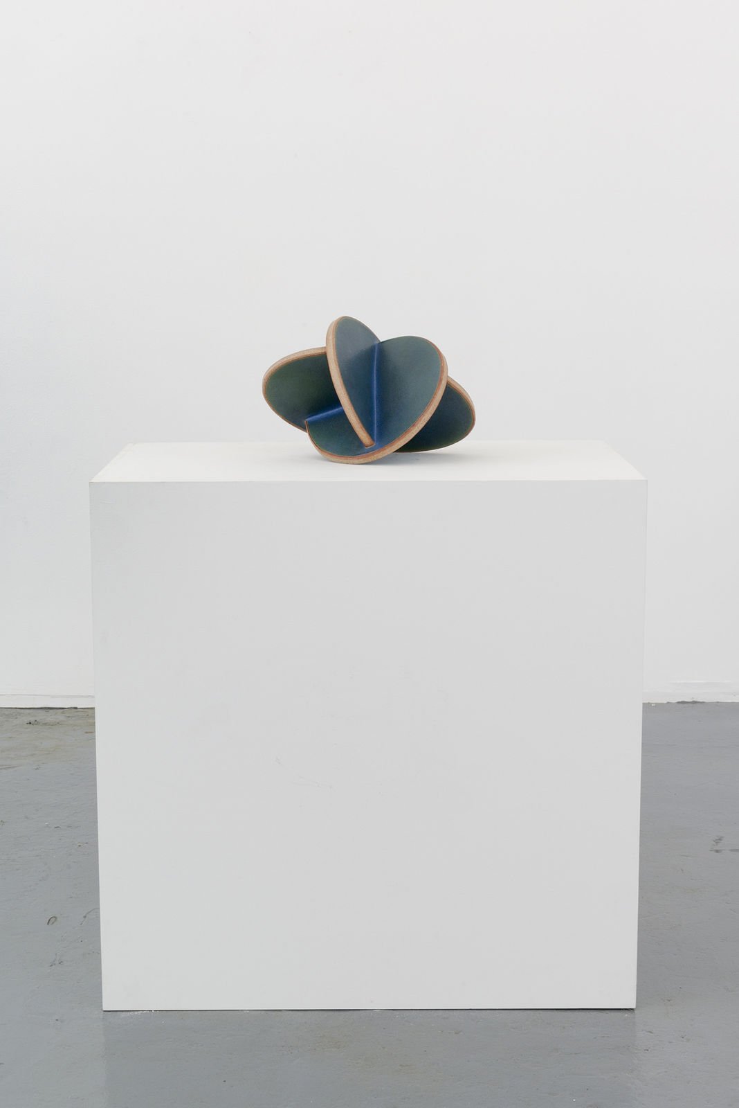 John Mason [American, b. 1927] Combo Orb, Blue/Green, 2004