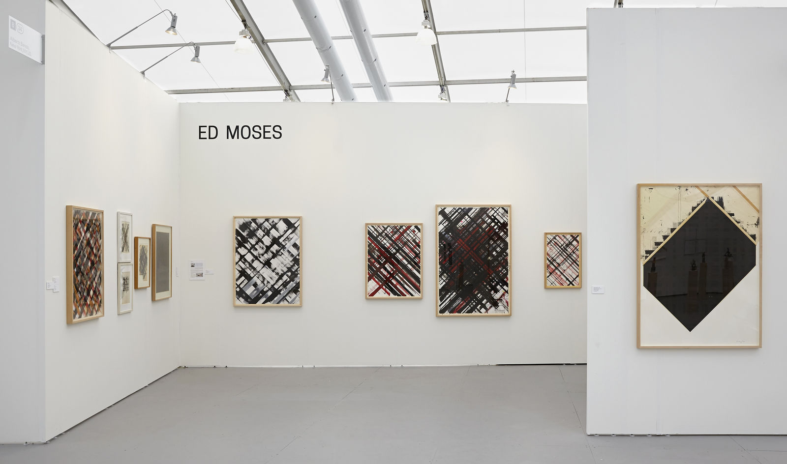 Installation view: Albertz Benda's booth at UNTITLED.