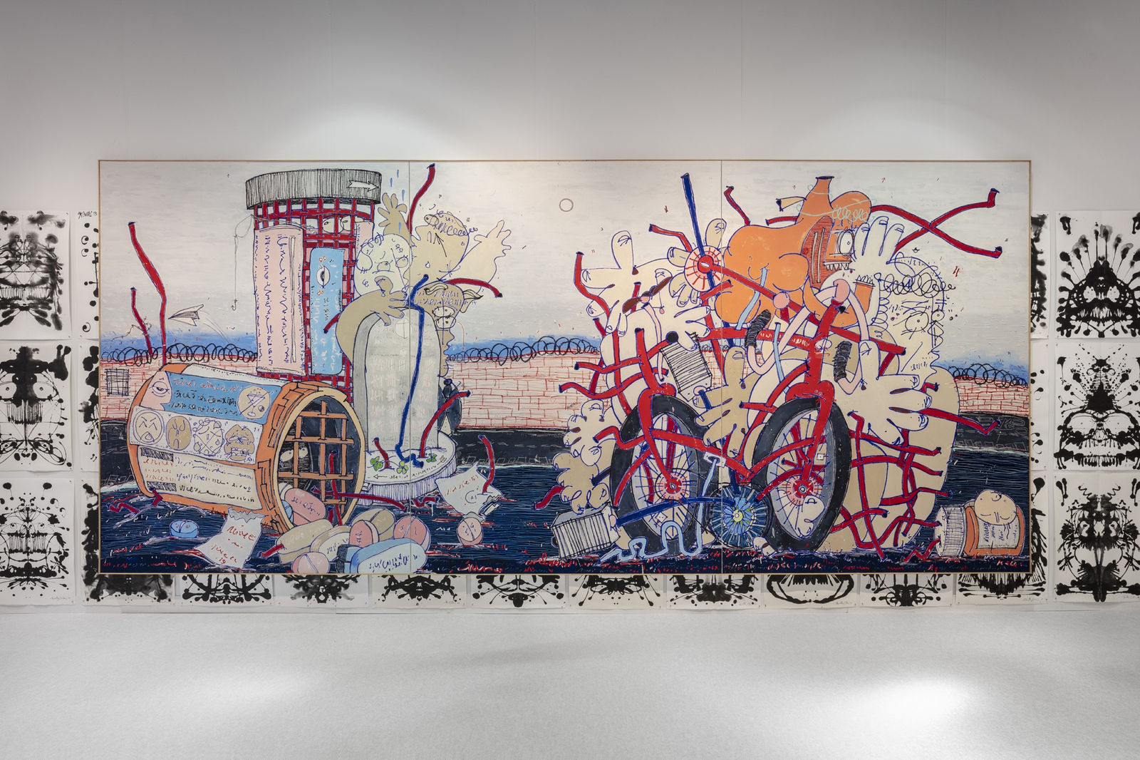 Installation view: Timothy Curtis, The Armory Show, New York. March 4-8, 2020