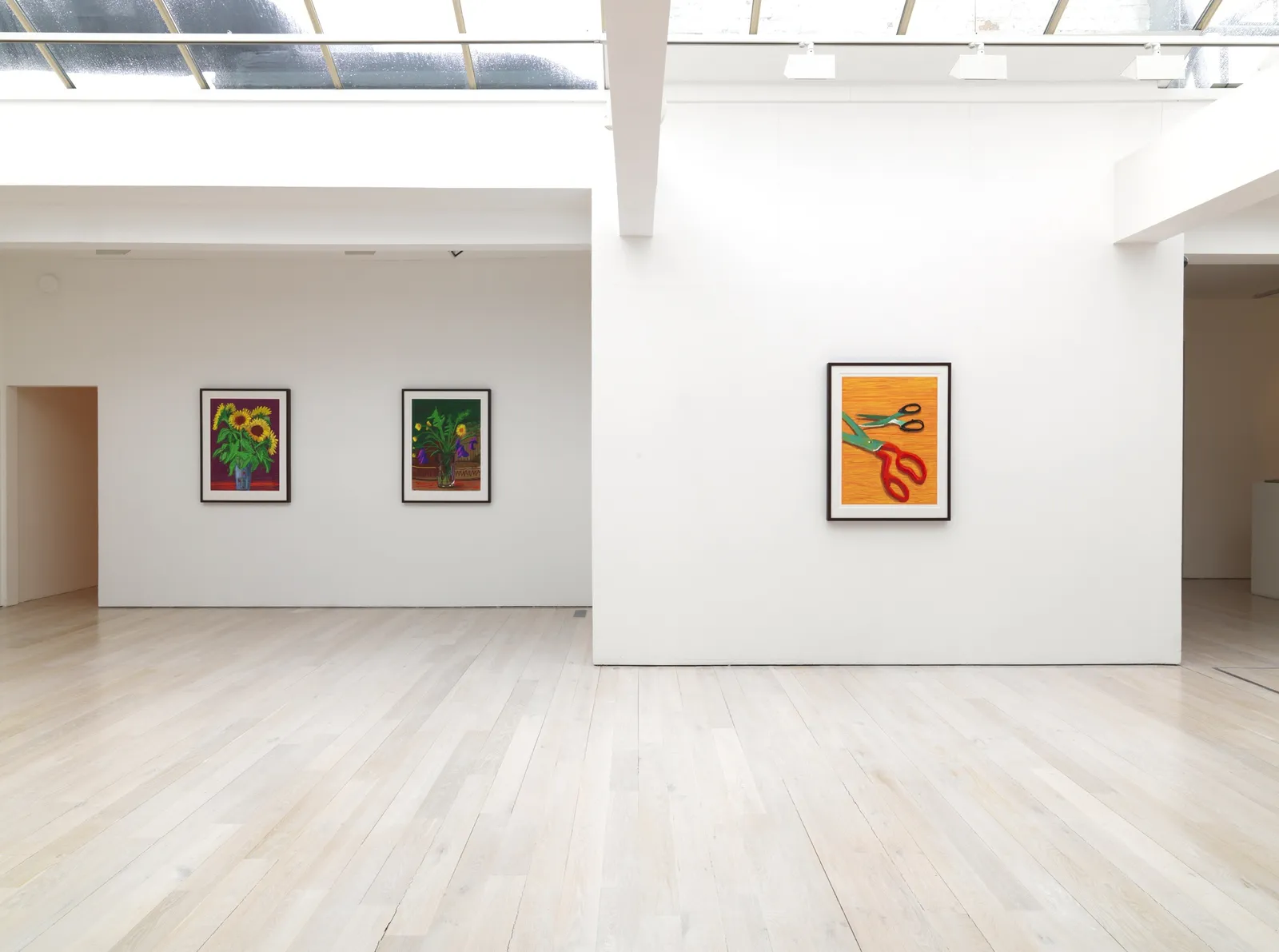 David Hockney installation image @ Annely Juda Fine Art 2018