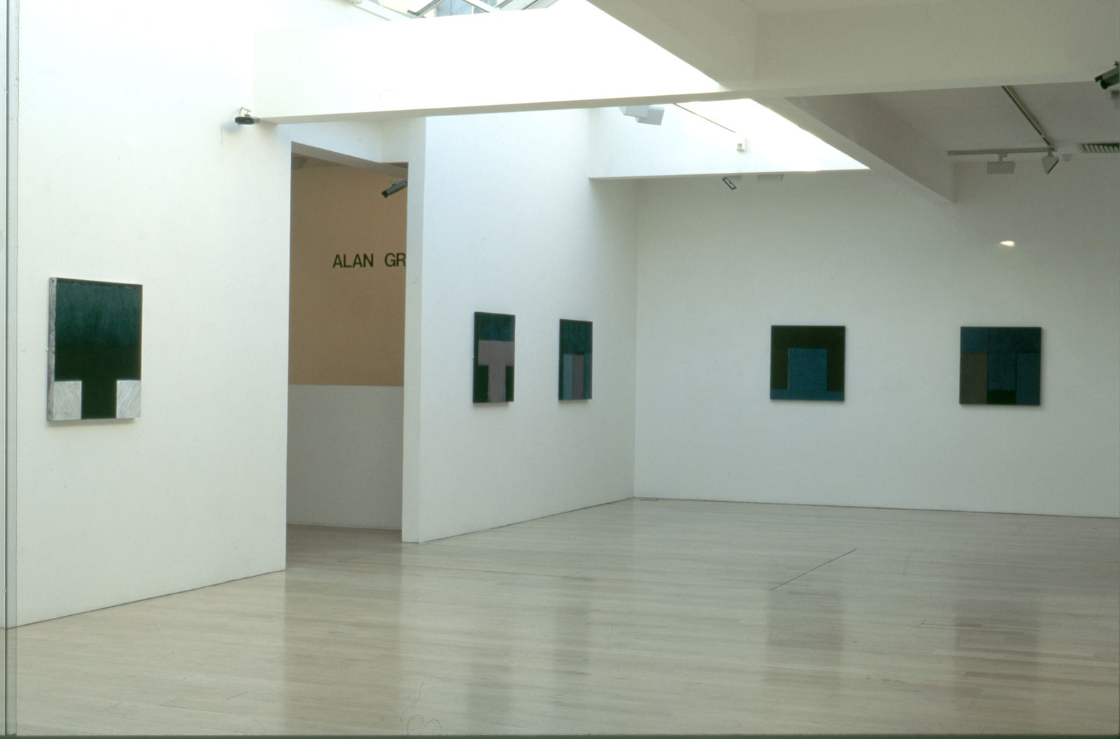 installation shot of the exhibition, Alan Green, Small Paintings at Annely Juda Fine Art, London, 1994