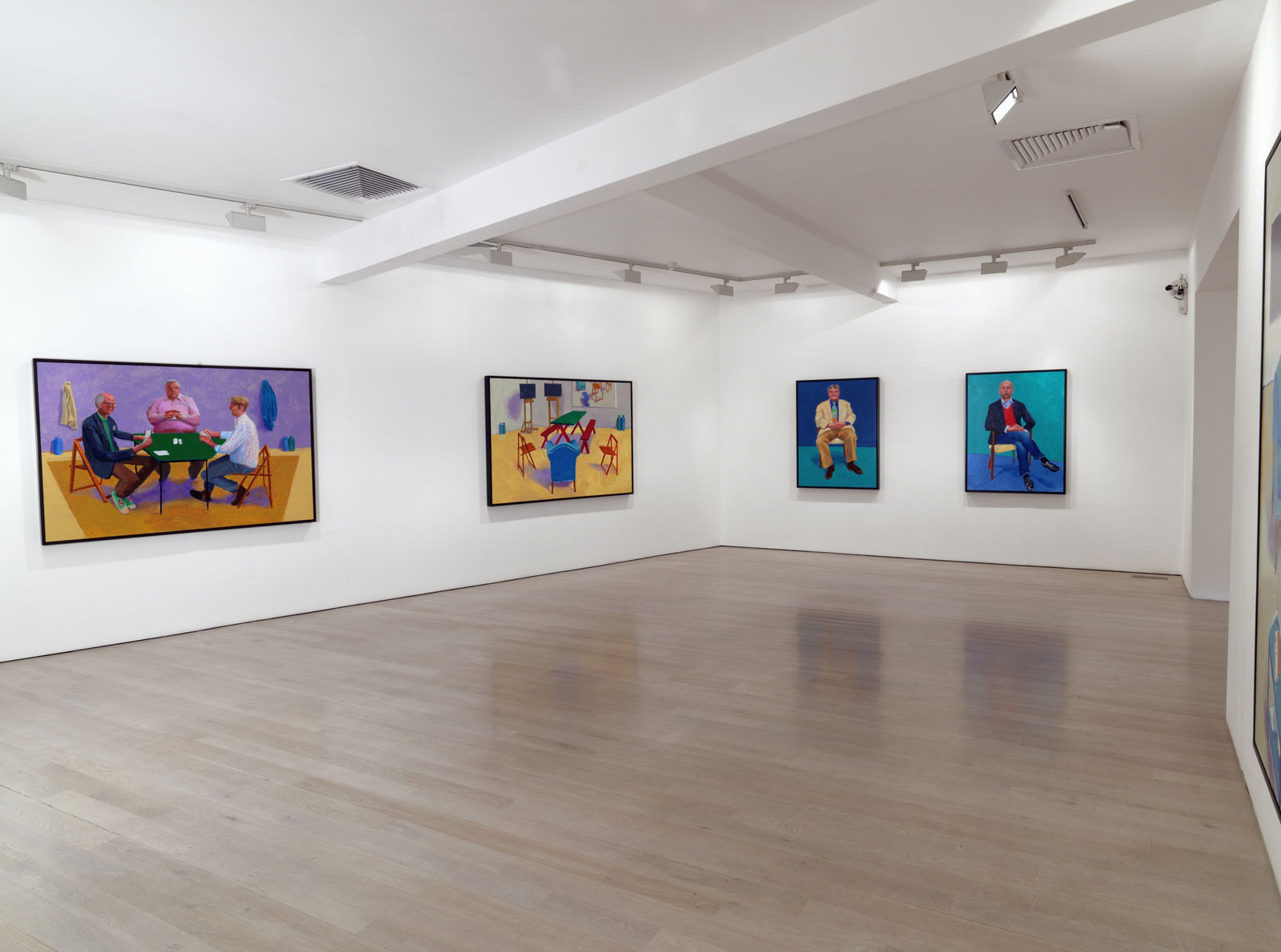 David Hockney installation image @ Annely Juda Fine Art 2015