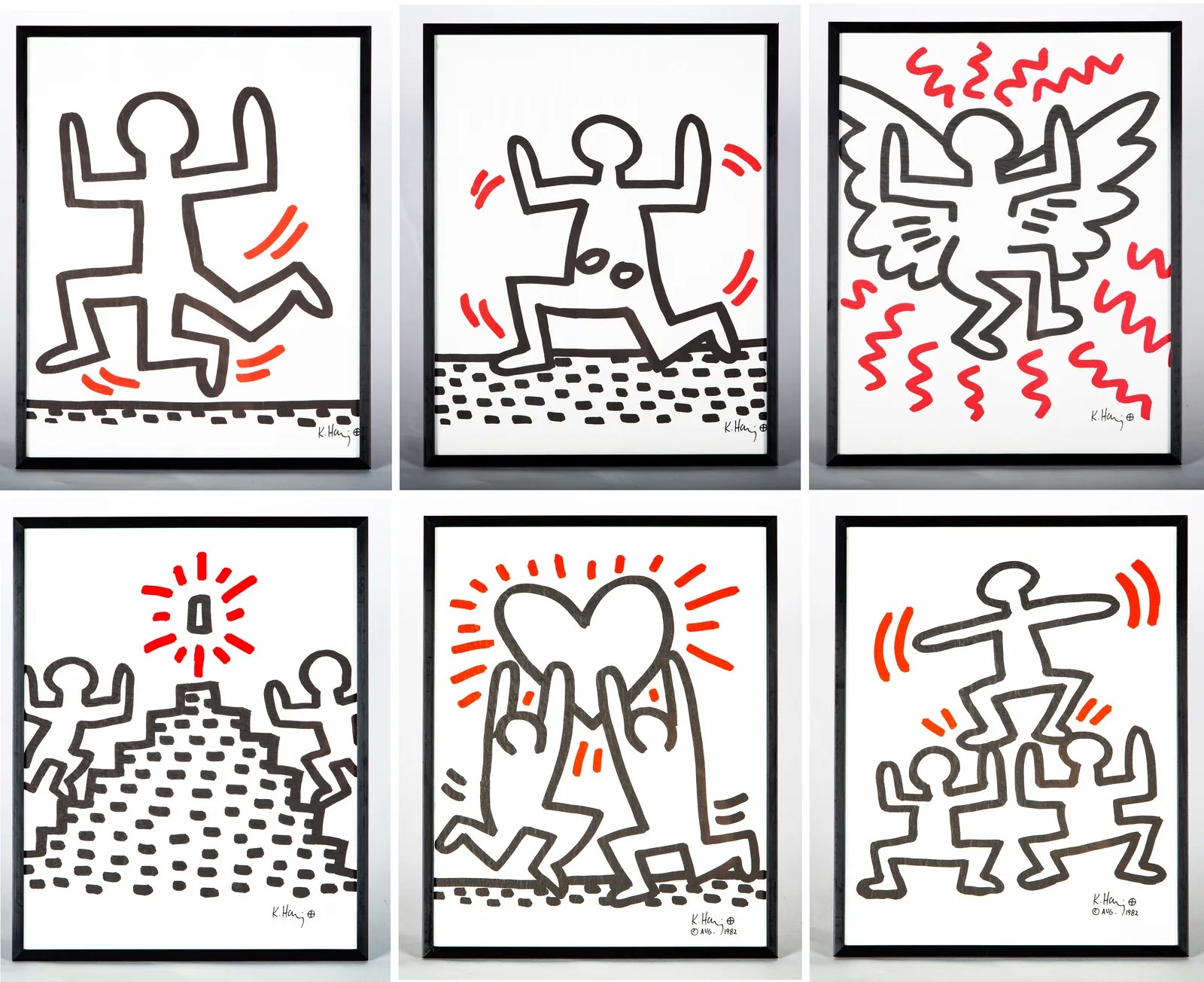 Keith Haring, The Bayer Suite, 1982