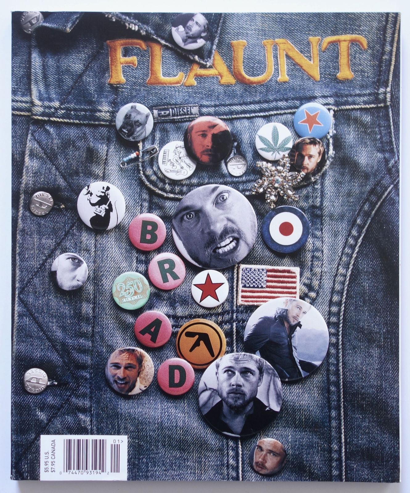 Banksy, Flaunt Magazine (Issue 30 - With Banksy Radar Rat stencil), 2001