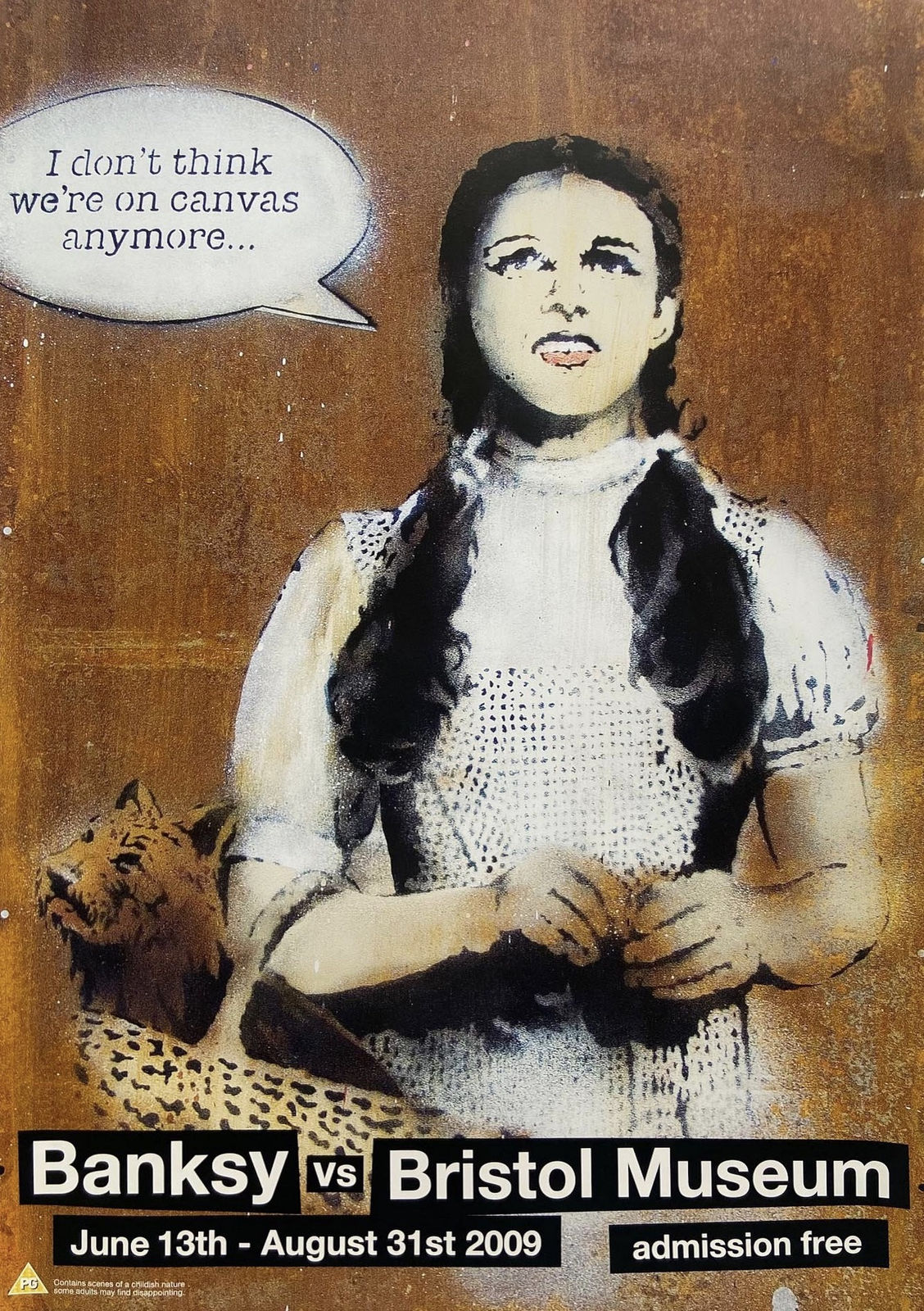 Banksy, Banksy vs Bristol Museum (Exhibition poster) - 'Dorothy', 2009
