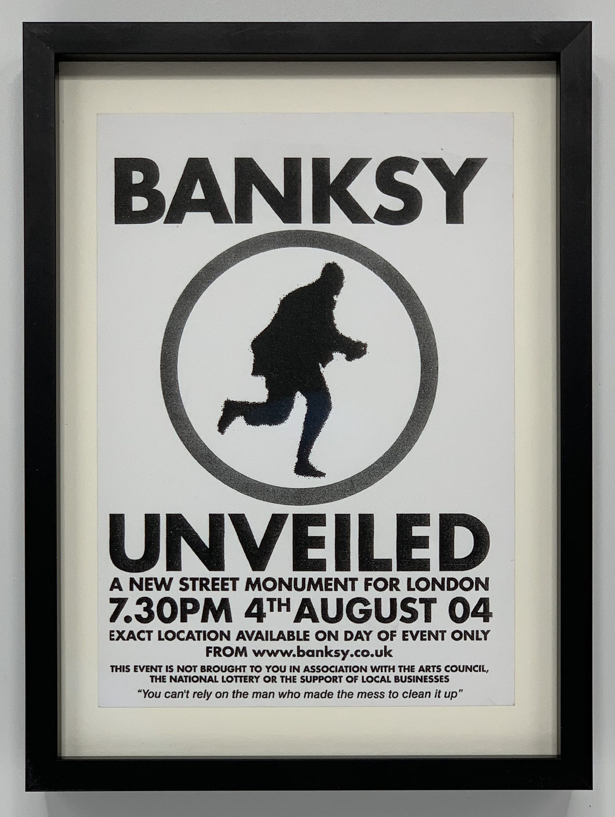 Banksy, Banksy Unveiled (Handbill Promo Flyer), 2004