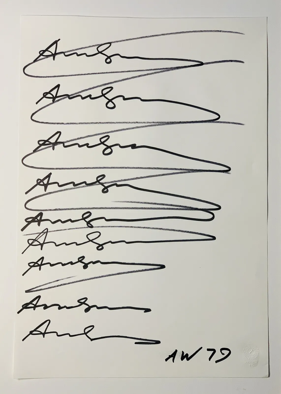 Andy Warhol, Untitled ('Repetition'), 1979