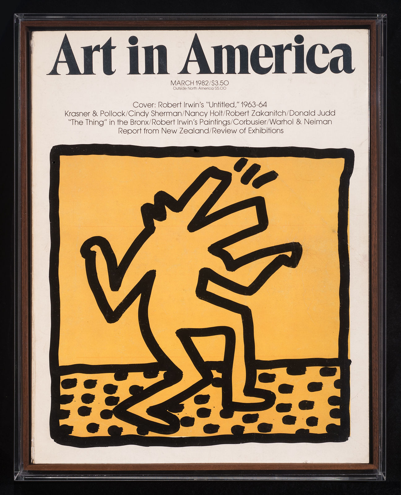 Keith Haring, Untitled ('Barking Dog' - Art in America), 1982