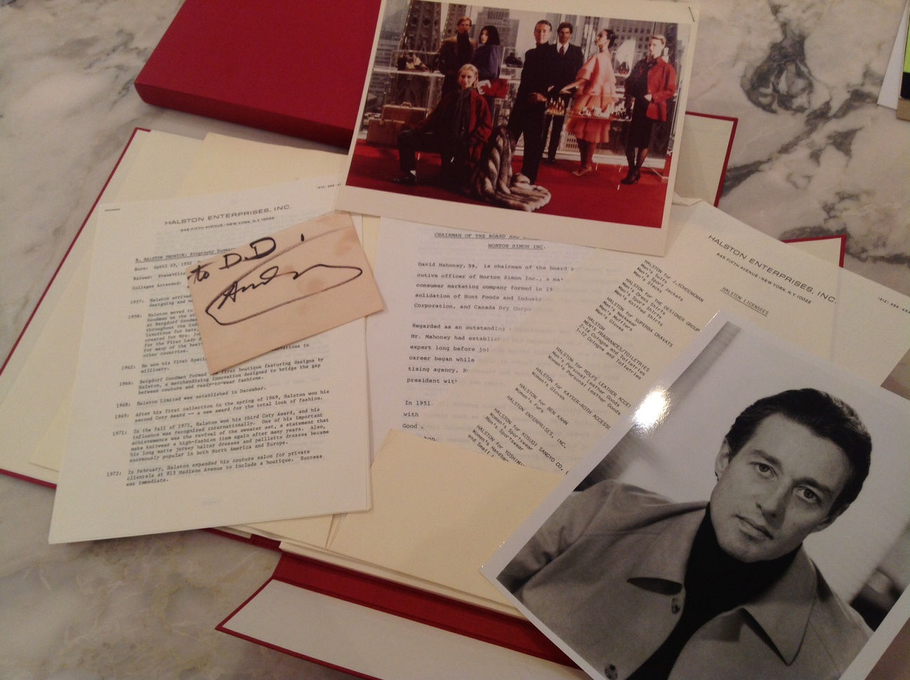 Andy Warhol, UNTITLED (HALSTON $ SIGNED DRAWING), 1982