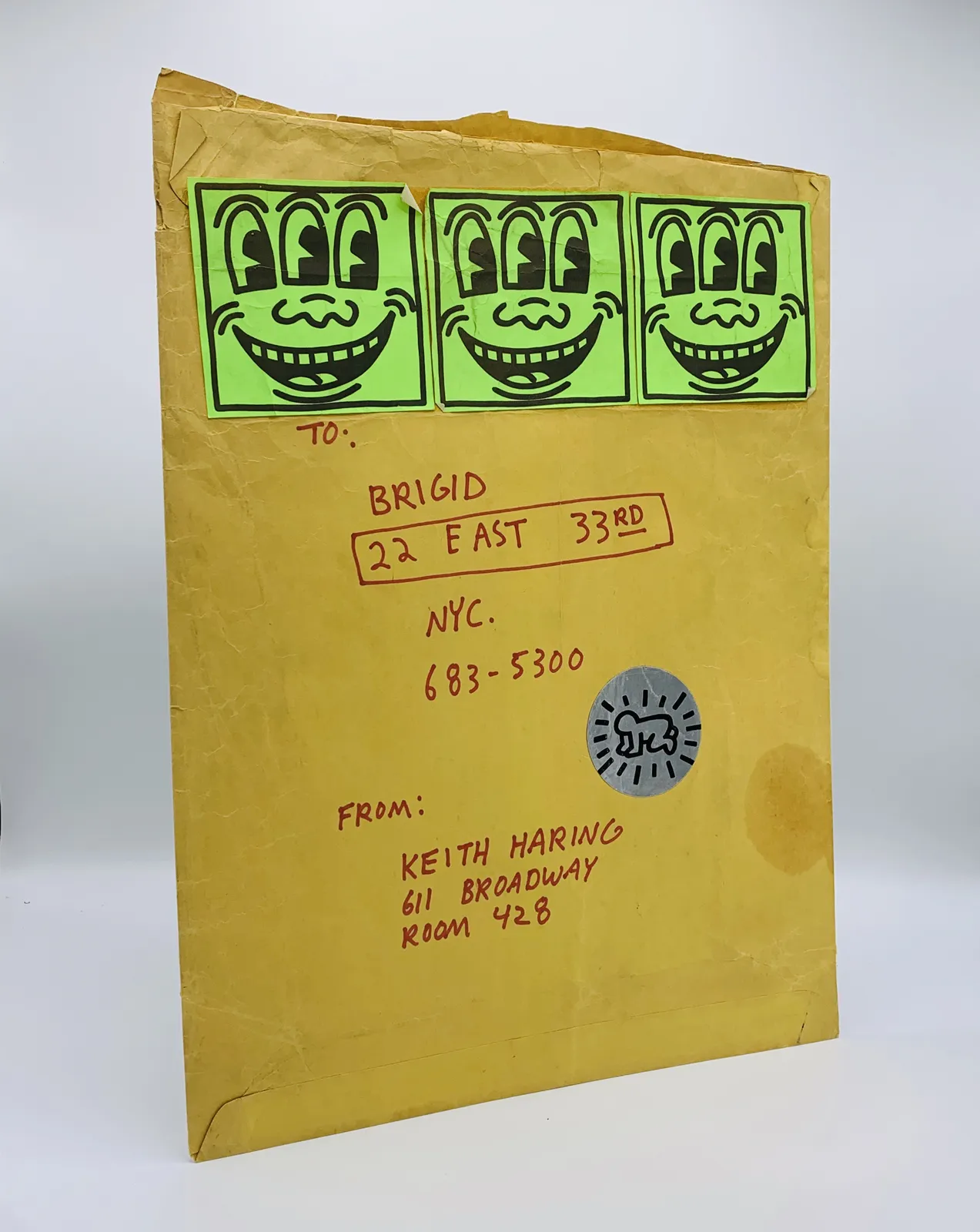 Keith Haring, Untitled (Merry Christmas | Radiant Baby), c. 1984