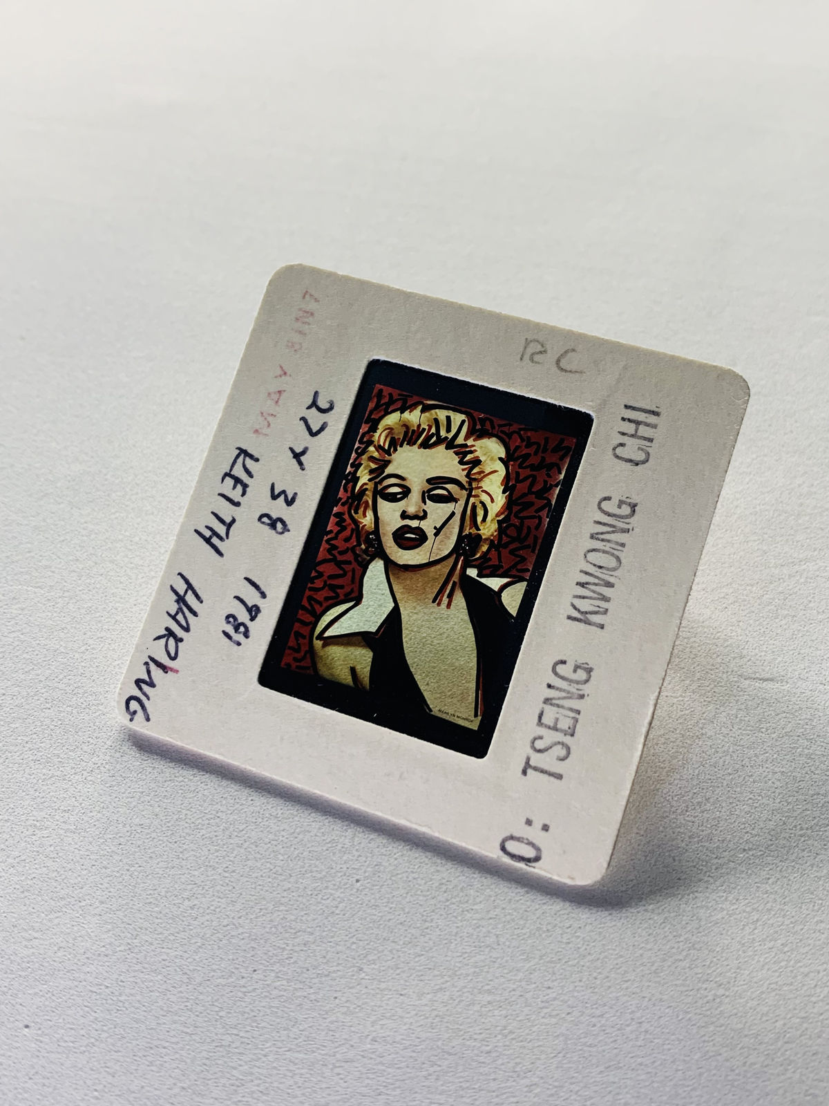 Keith Haring, P.S. 122 OPEN STUDIO BUNDLE (Studio xerox, signed letter, Kodak slides), 1980-1981