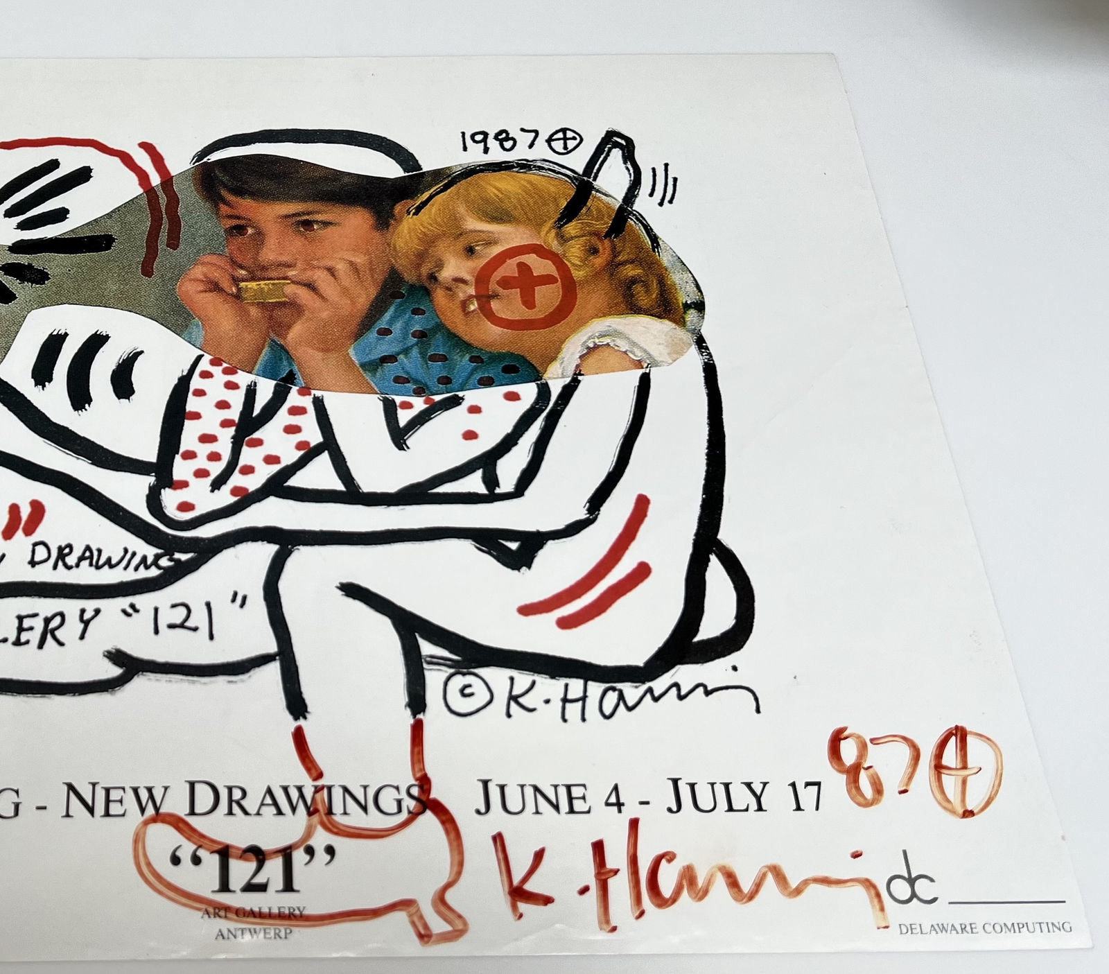 Keith Haring, 'New Drawings' (Gallery 121), 1987