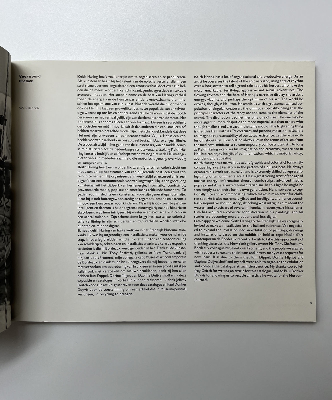 Keith Haring, 'Devil & Angel' (Stedelijk Museum catalogue + original drawings), 1986