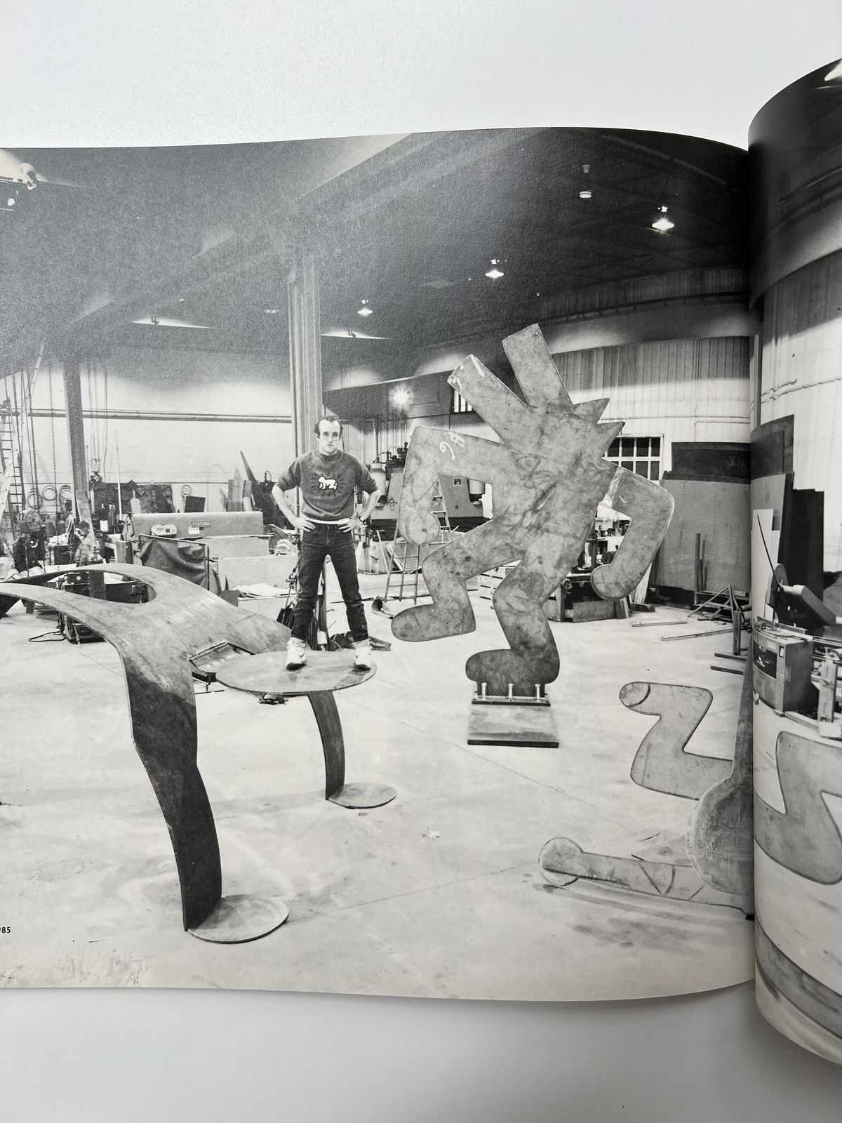 Keith Haring, 'Devil & Angel' (Stedelijk Museum catalogue + original drawings), 1986