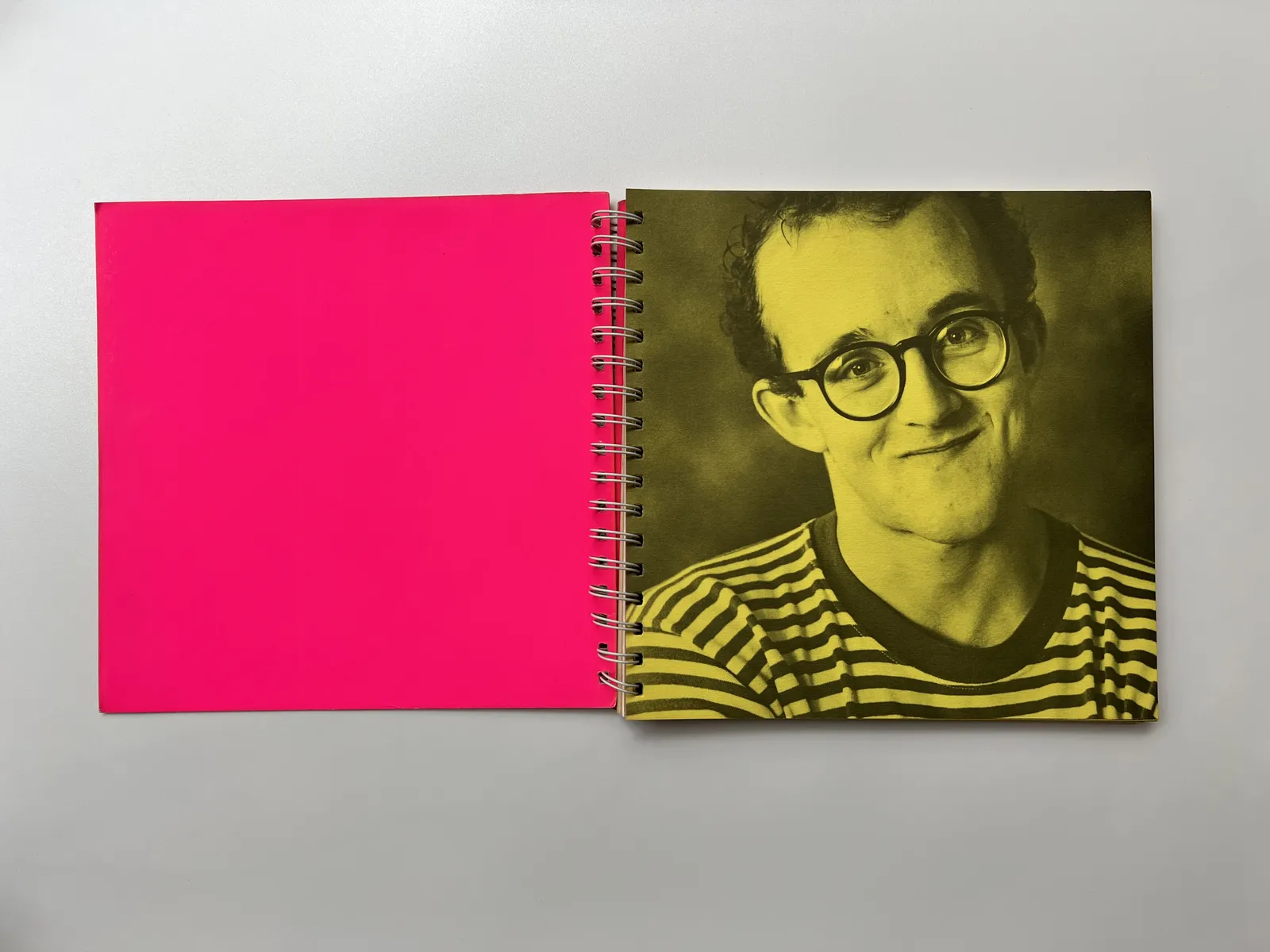 Keith Haring, UNTITLED ('REACHING FOR THE SKY' - Unique drawing on Tony Shafrazi catalogue), 1982