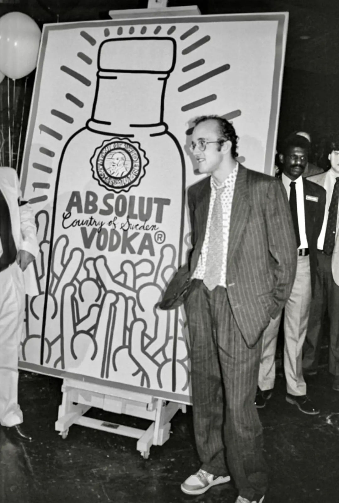 Keith Haring, 'ABSOLUT KEITH HARING' (VODKA & HARING AT THE WHITNEY, INVITATION CARD), 1986