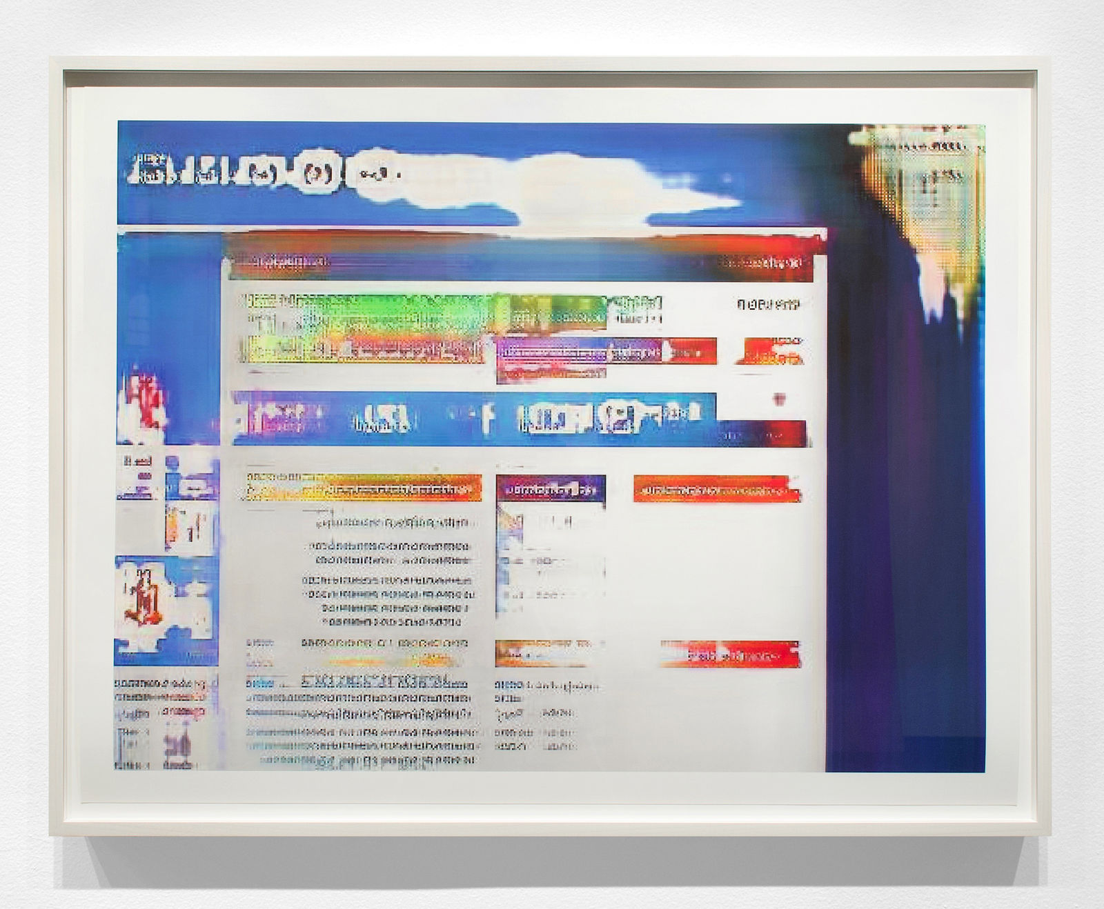 Jason Salavon, Narrative Frame (Websites 2), 2019