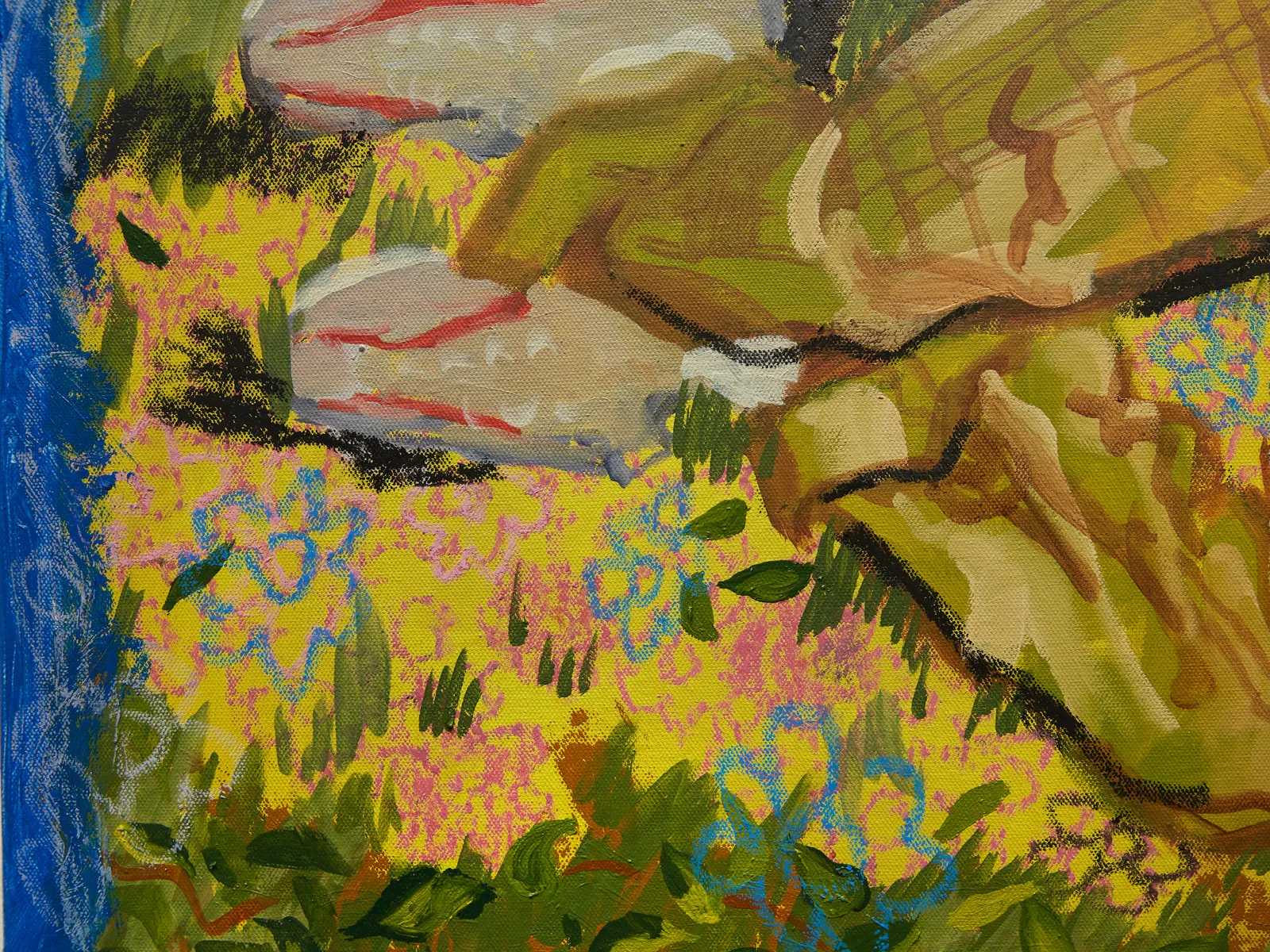 Alexis Pye, Man with Sheep, aka the Baptist, 2021