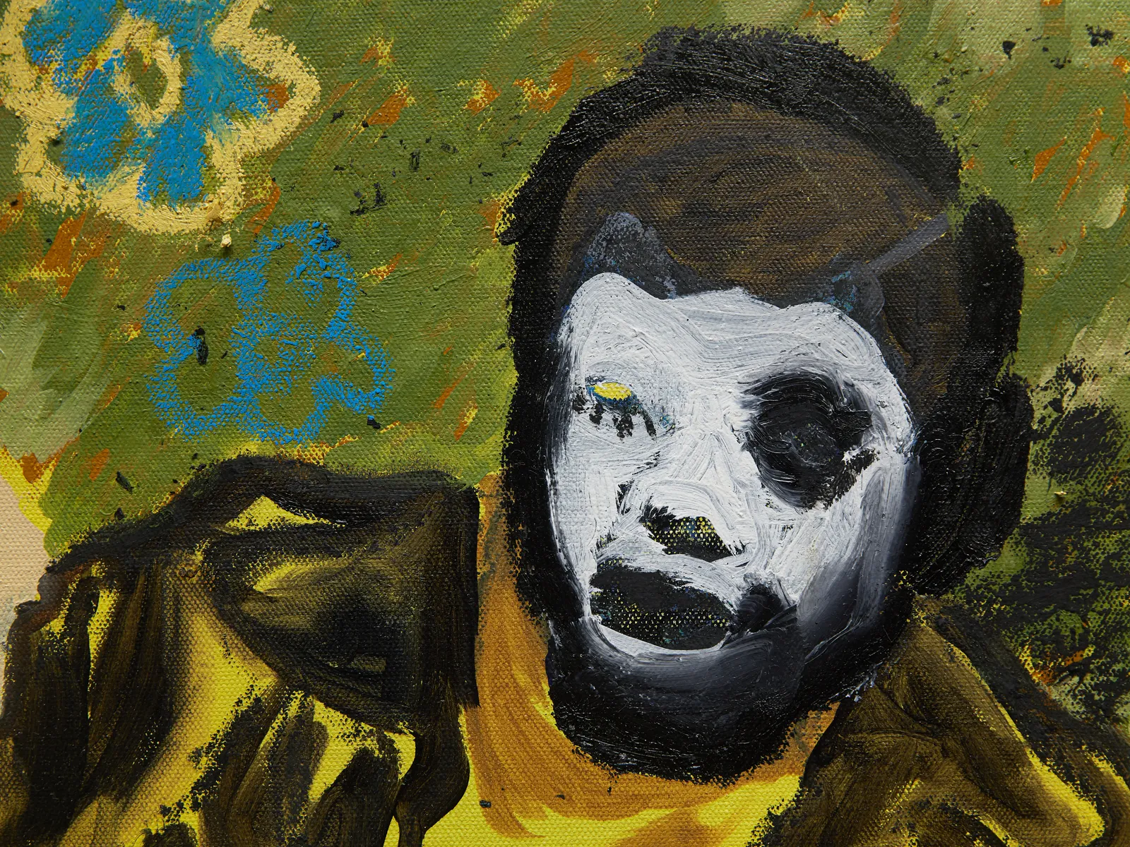 Alexis Pye, Man with Sheep, aka the Baptist, 2021