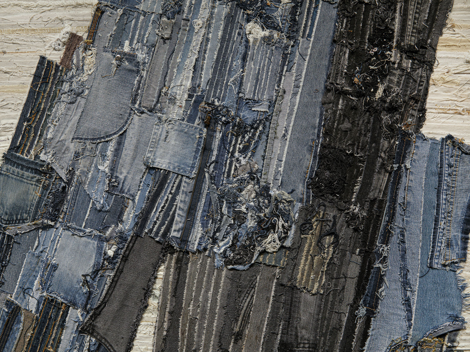 Jamal Cyrus, Blue Alluvial Glue 1 (Shape), 2022