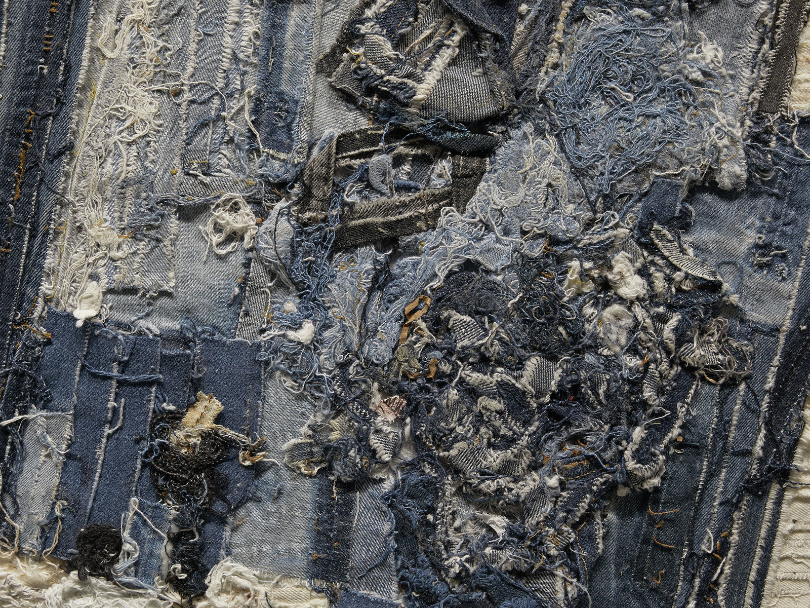 Jamal Cyrus, Blue Alluvial Glue 1 (Shape), 2022