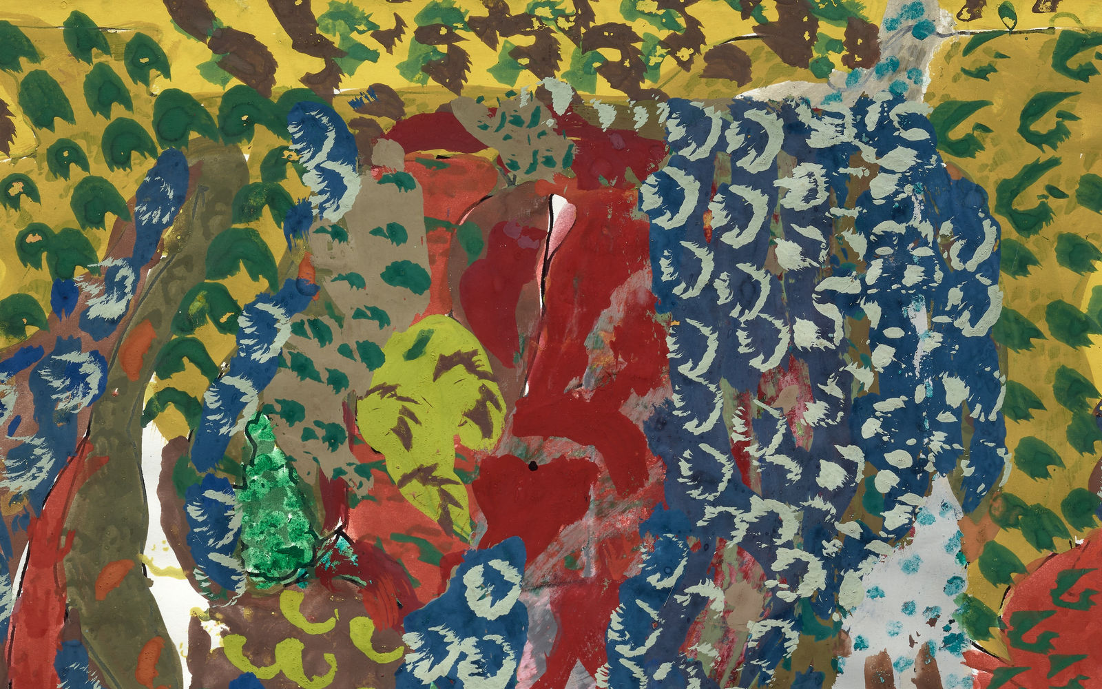 Jackie Gendel, Imaginative Landscape (in the tradition of ecstatic decor), 2021