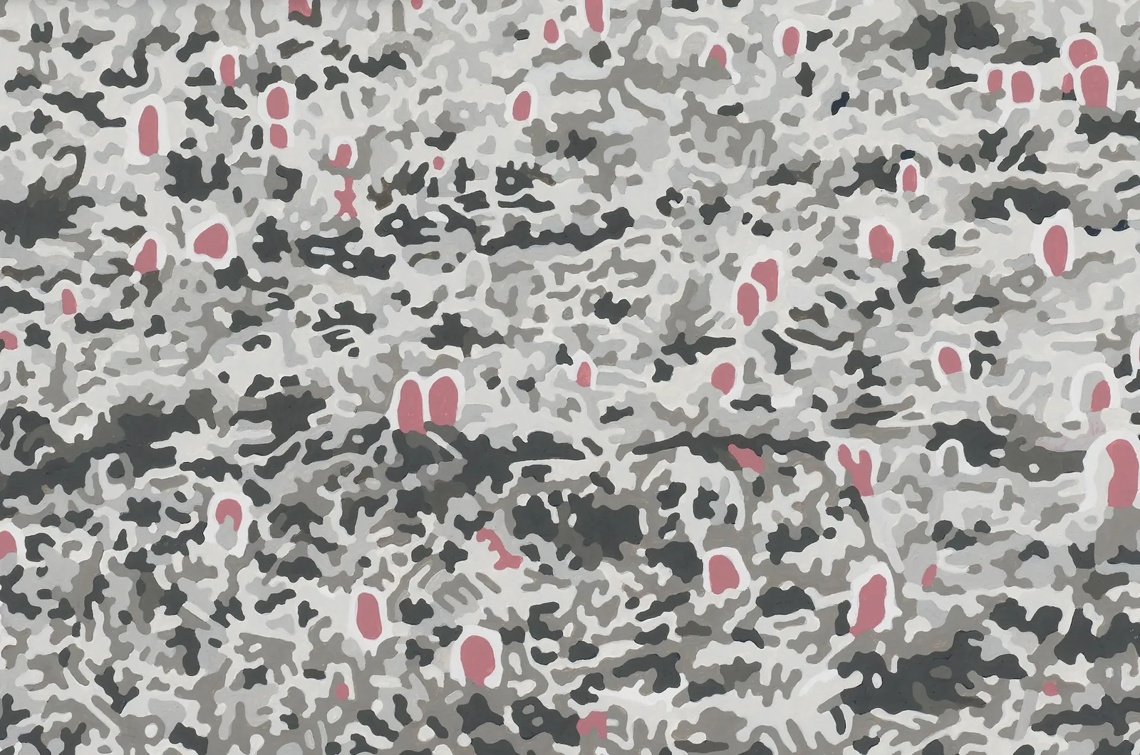 Jim Richard, Outskirts: Red in Bloom, 2024