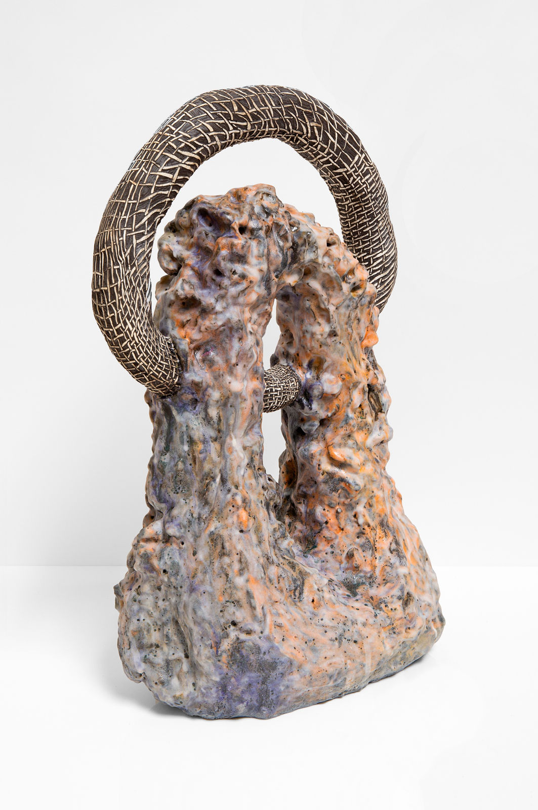 Julia Haft-Candell, Torus and Arch: Orange, Violet, 2020
