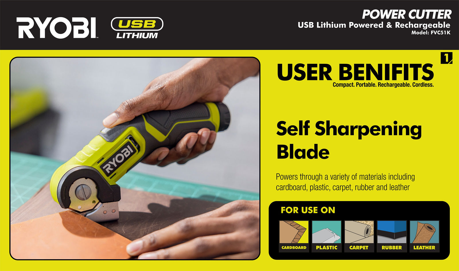 Ryobi USB Lithium Power Cutter Kit, Techtronic Industries Company Limited / Hong Kong