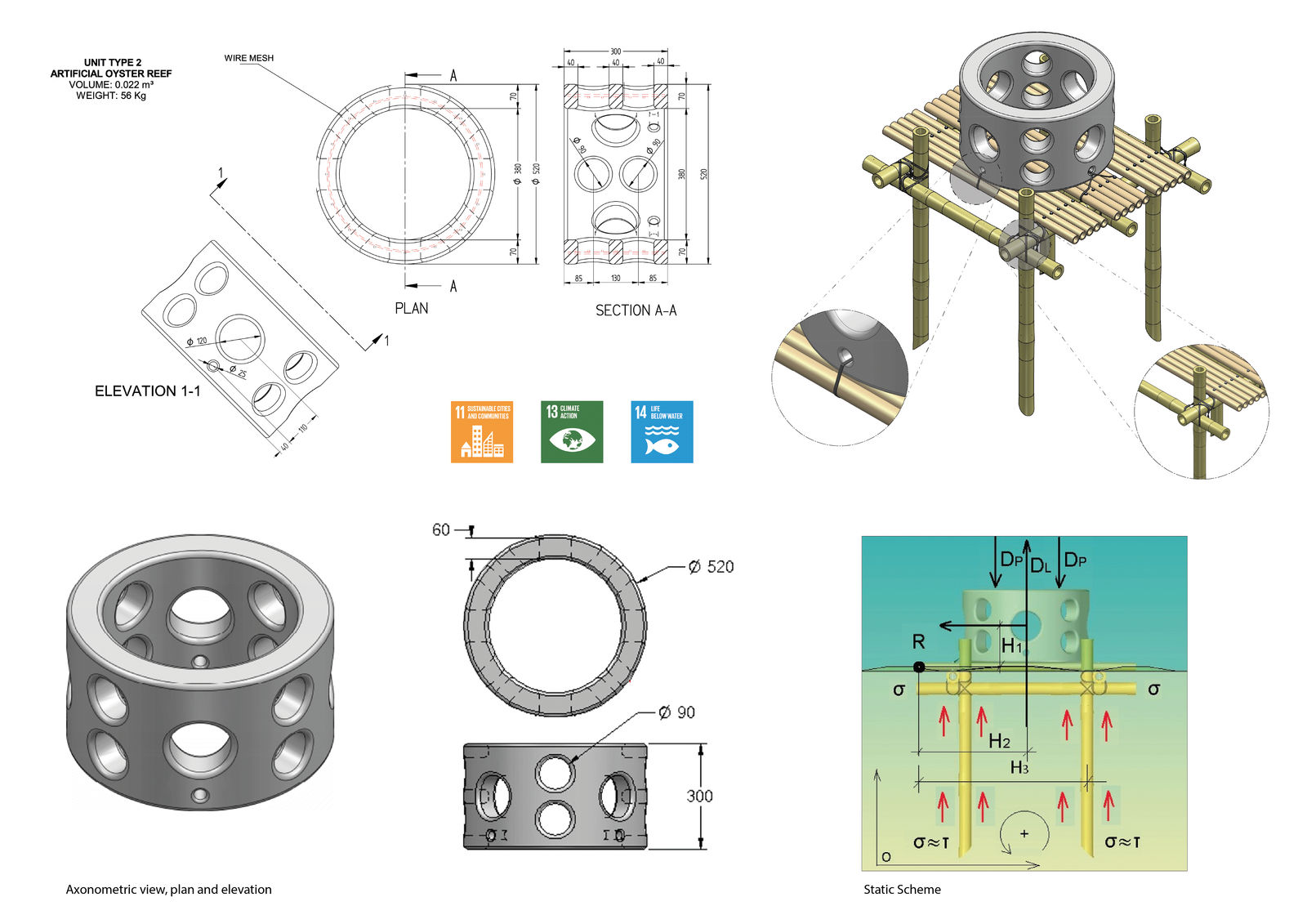 Artificial Reef Project, D-Shape / Hong Kong