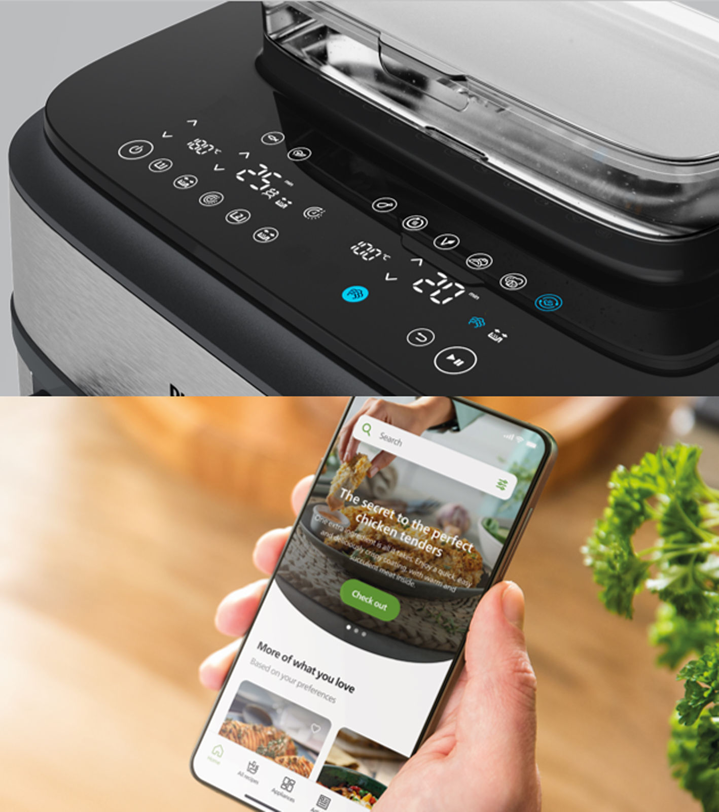 Philips Dual Airfryer with Steam 5000 Series, Versuni Experience Design / The Netherlands