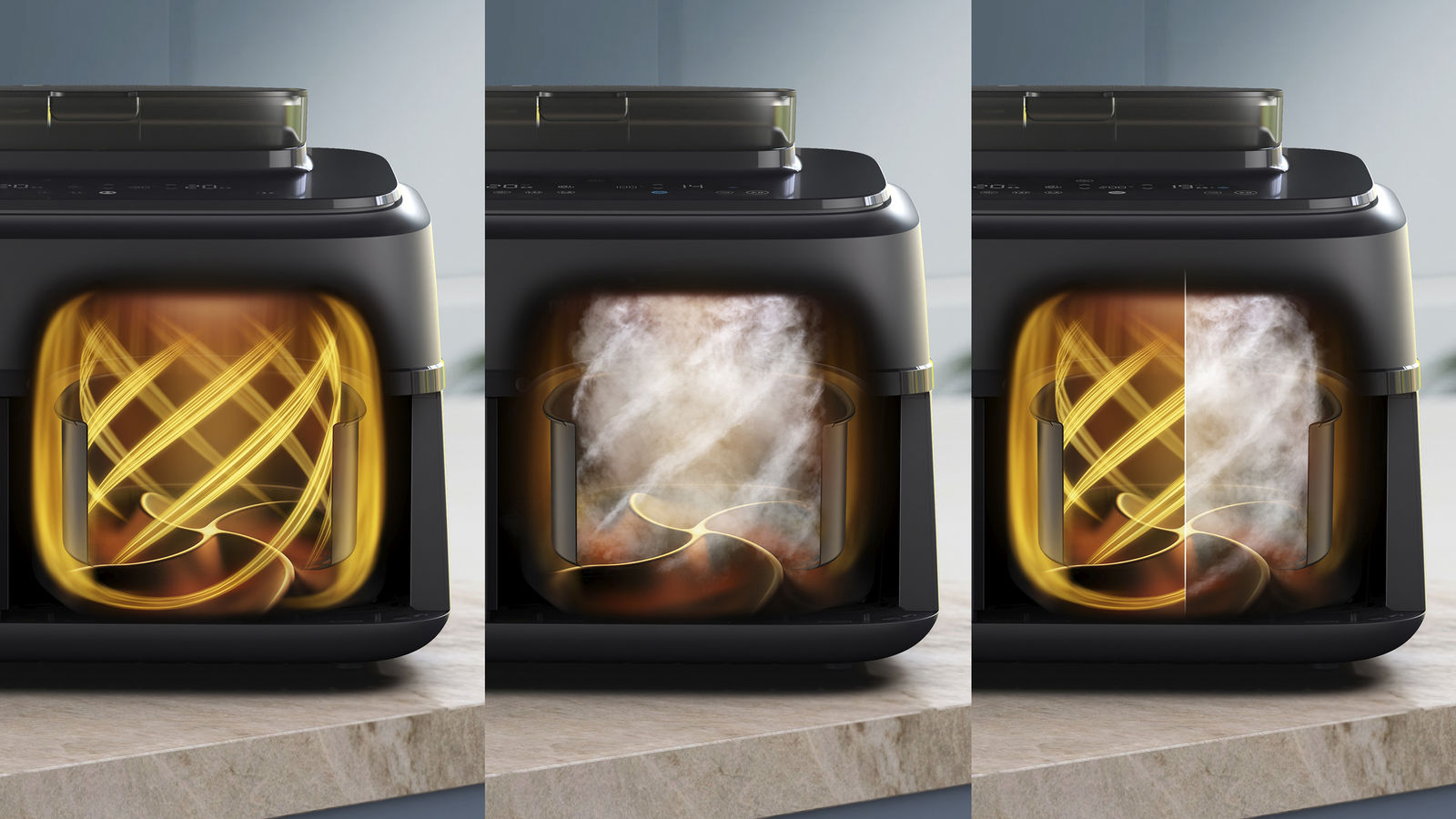 Philips Dual Airfryer with Steam 5000 Series, Versuni Experience Design / The Netherlands