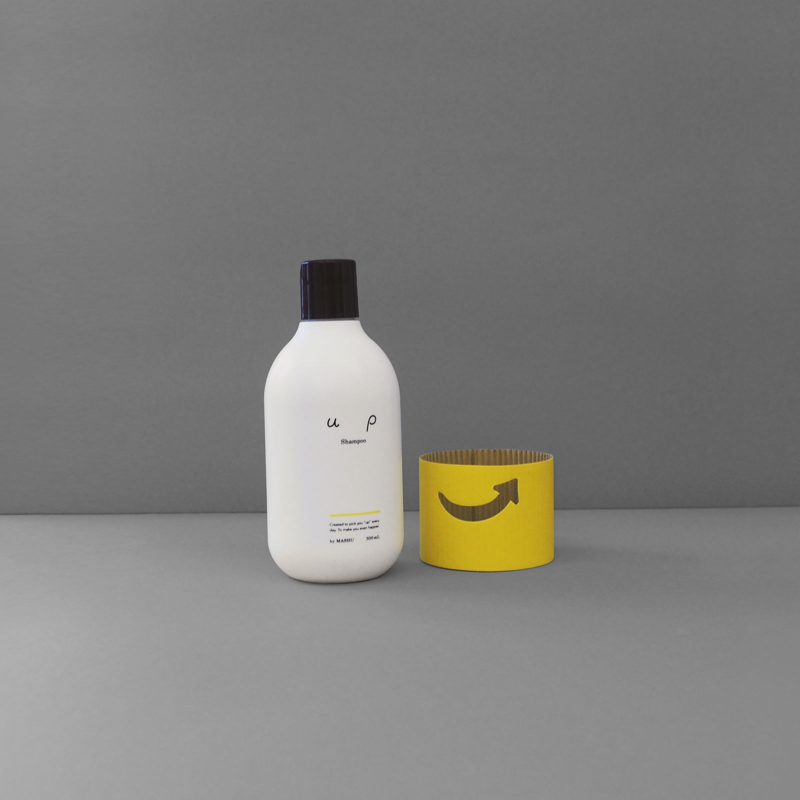 “up” Hair care products package, Nendesign inc. / Japan