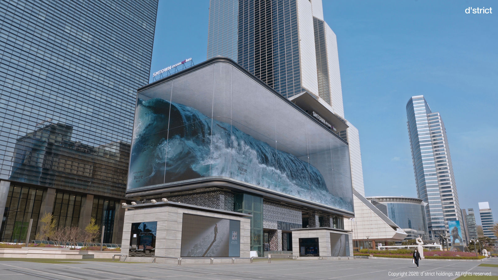 Public Media Art “WAVE”, d'strict holdings, Inc. / Korea