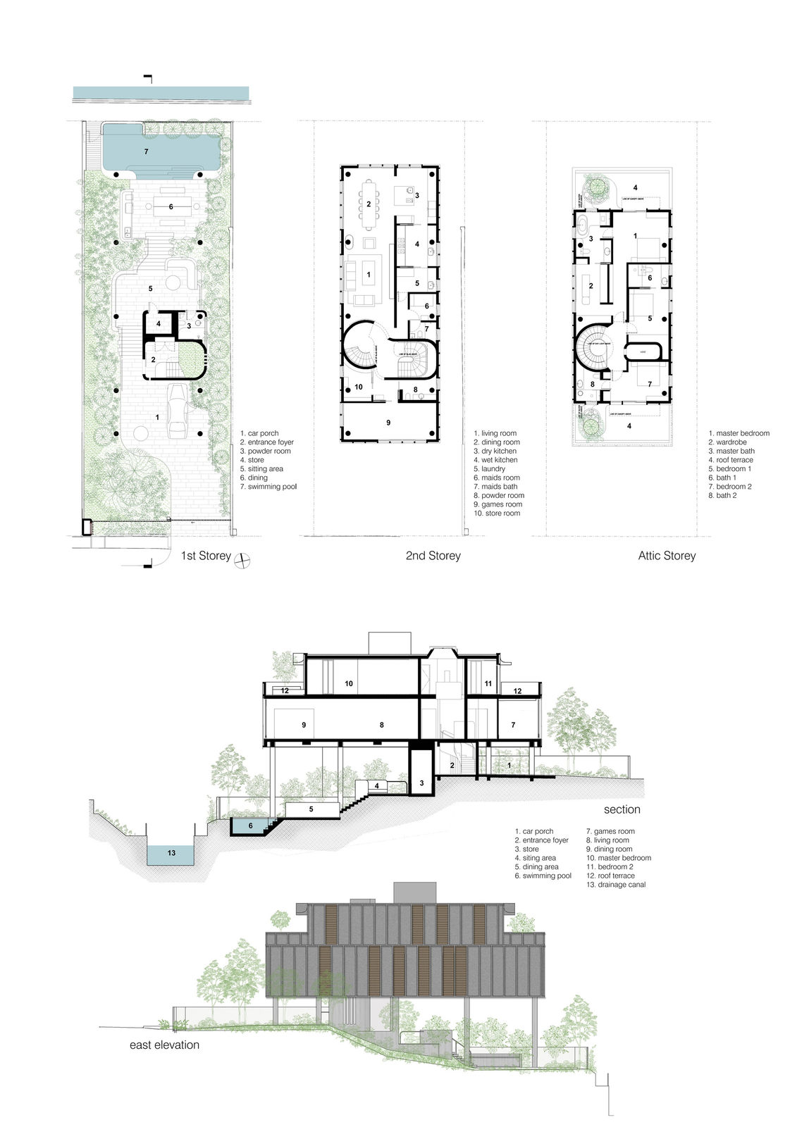 House Above 44 Kasai Road / Singapore, ipli Architects / Singapore