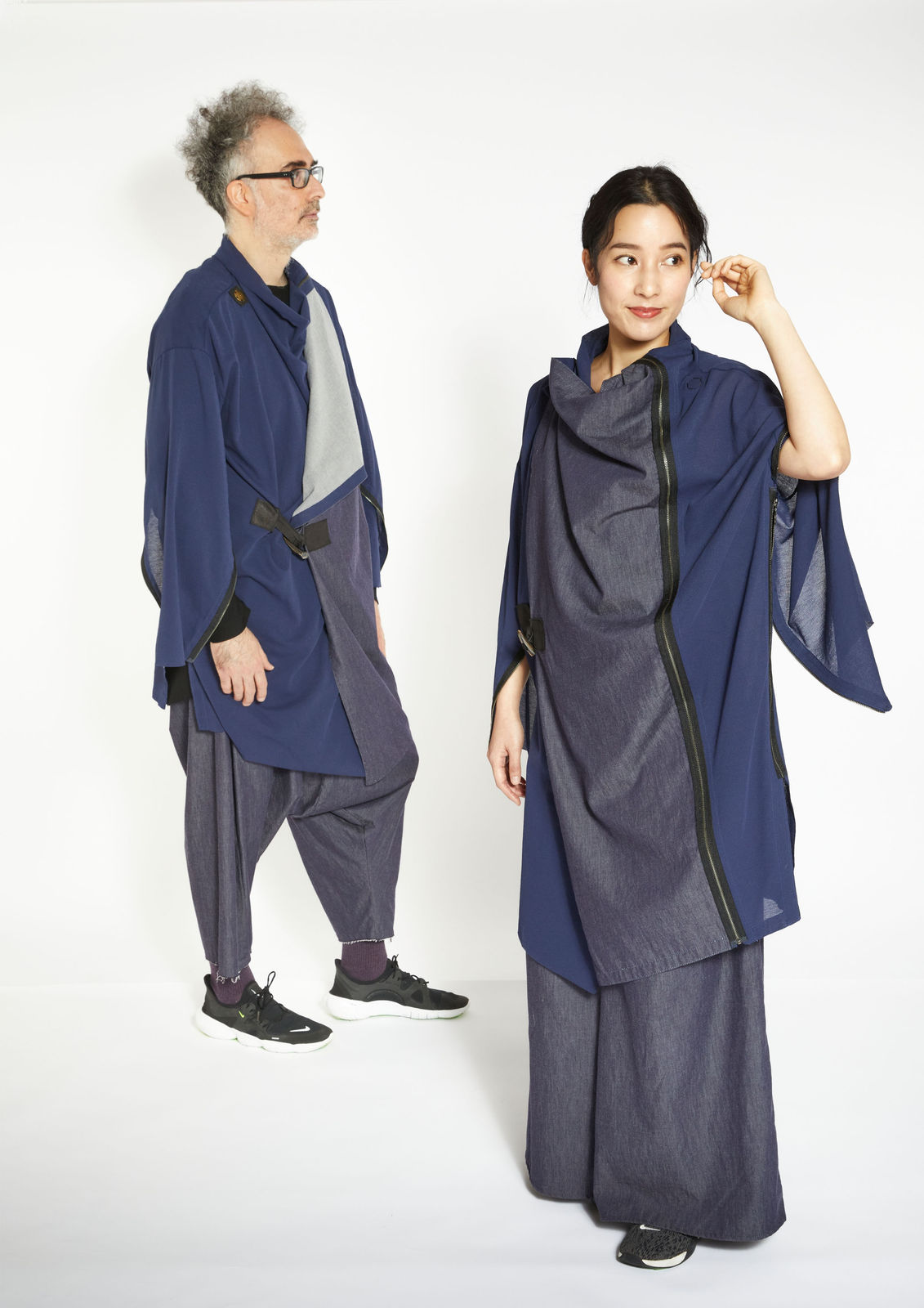 [WEARABLE ART/Coat Stole] - 6 ways to wear, MICHAIL LTD. / Japan