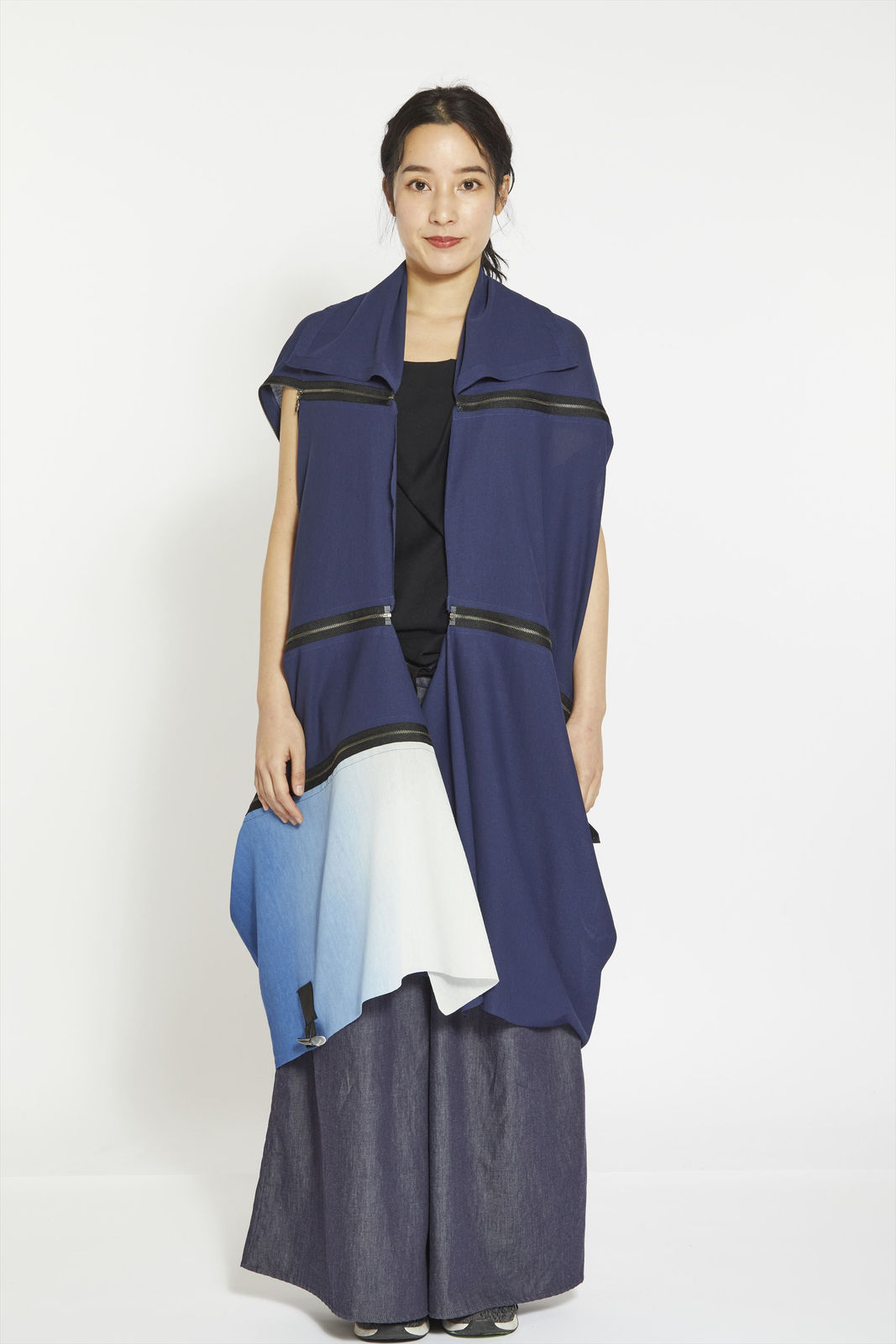 [WEARABLE ART/Coat Stole] - 6 ways to wear, MICHAIL LTD. / Japan