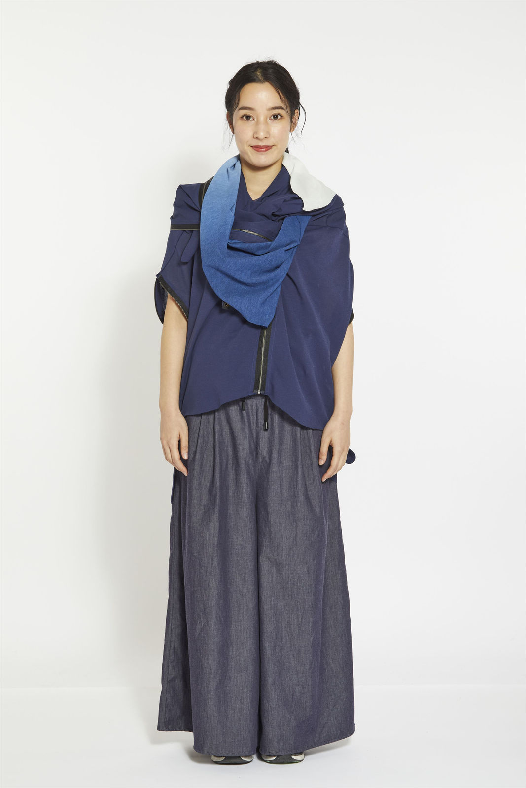 [WEARABLE ART/Coat Stole] - 6 ways to wear, MICHAIL LTD. / Japan