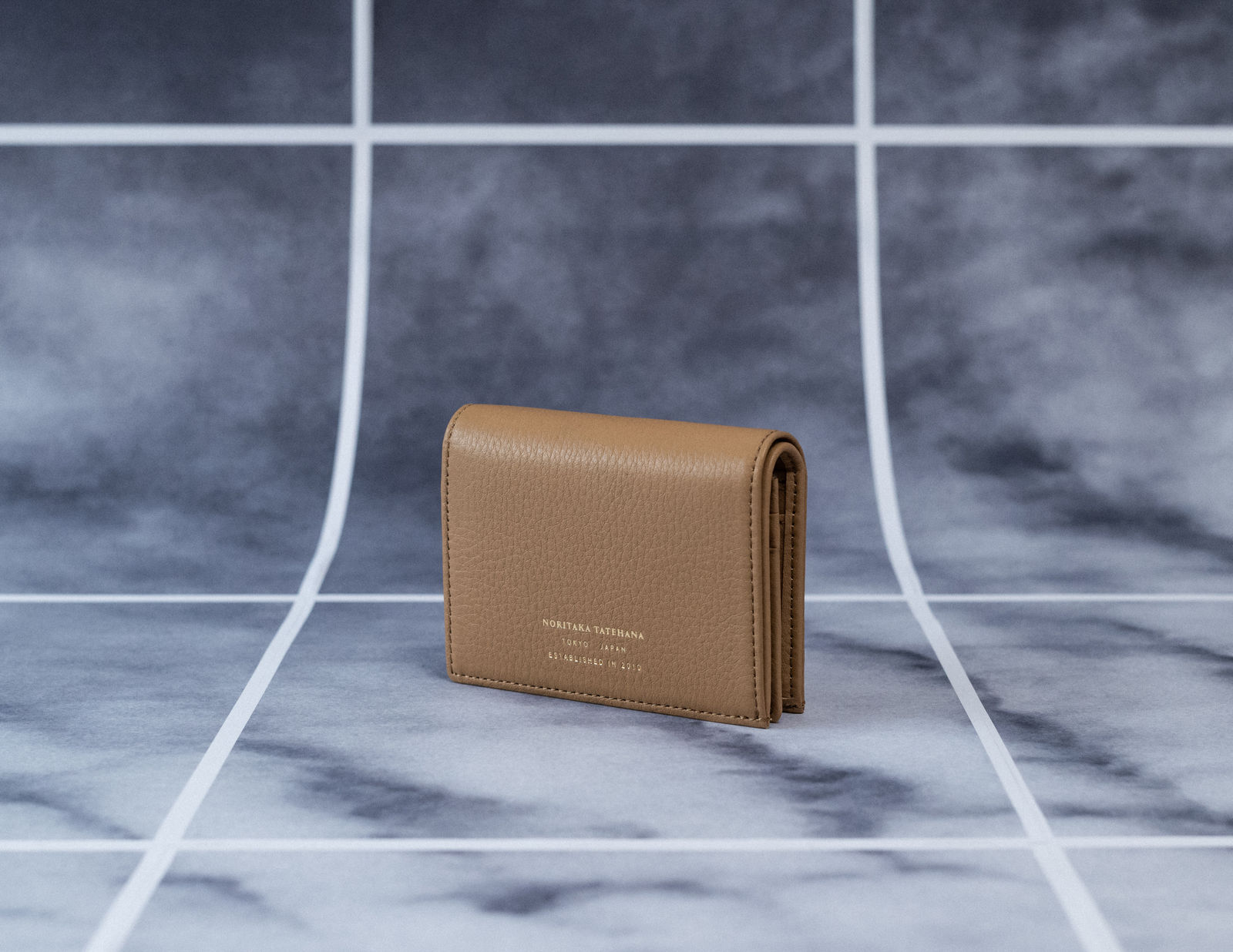 〈25〉MINI WALLET, CAMEL, 2019