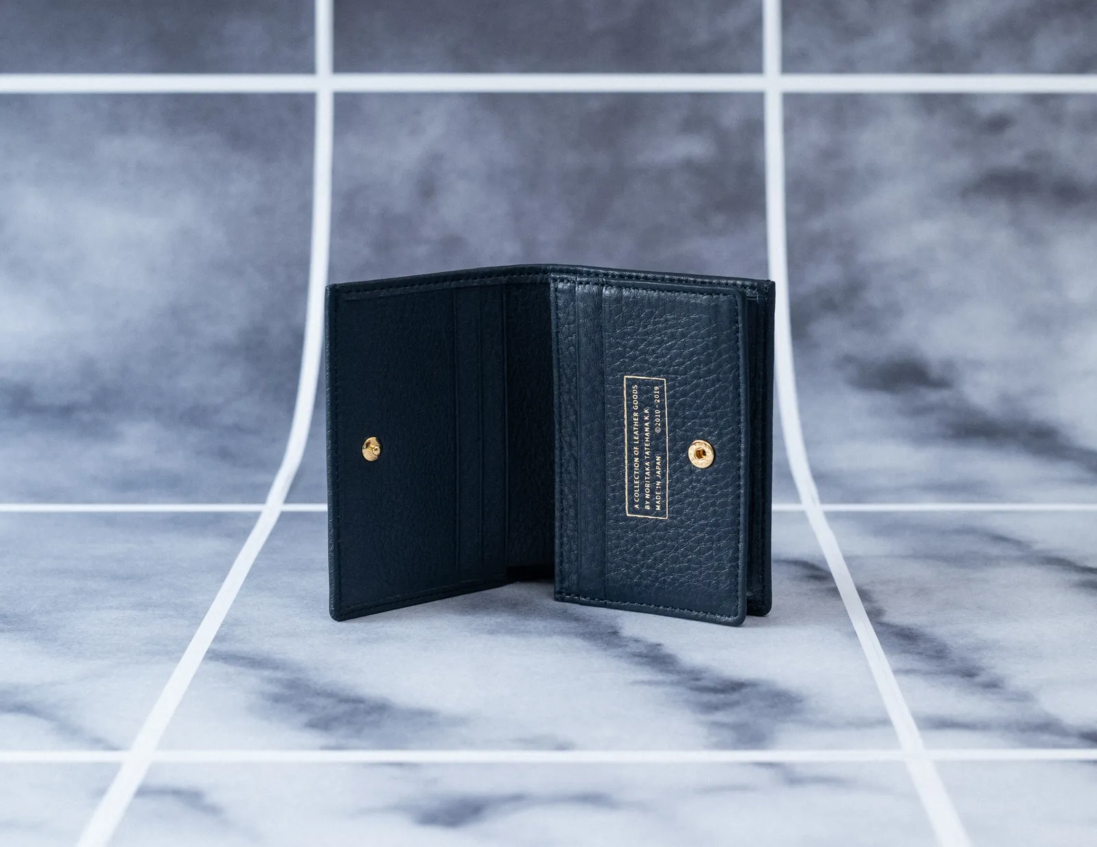 〈26〉MINI WALLET, NAVY, 2019