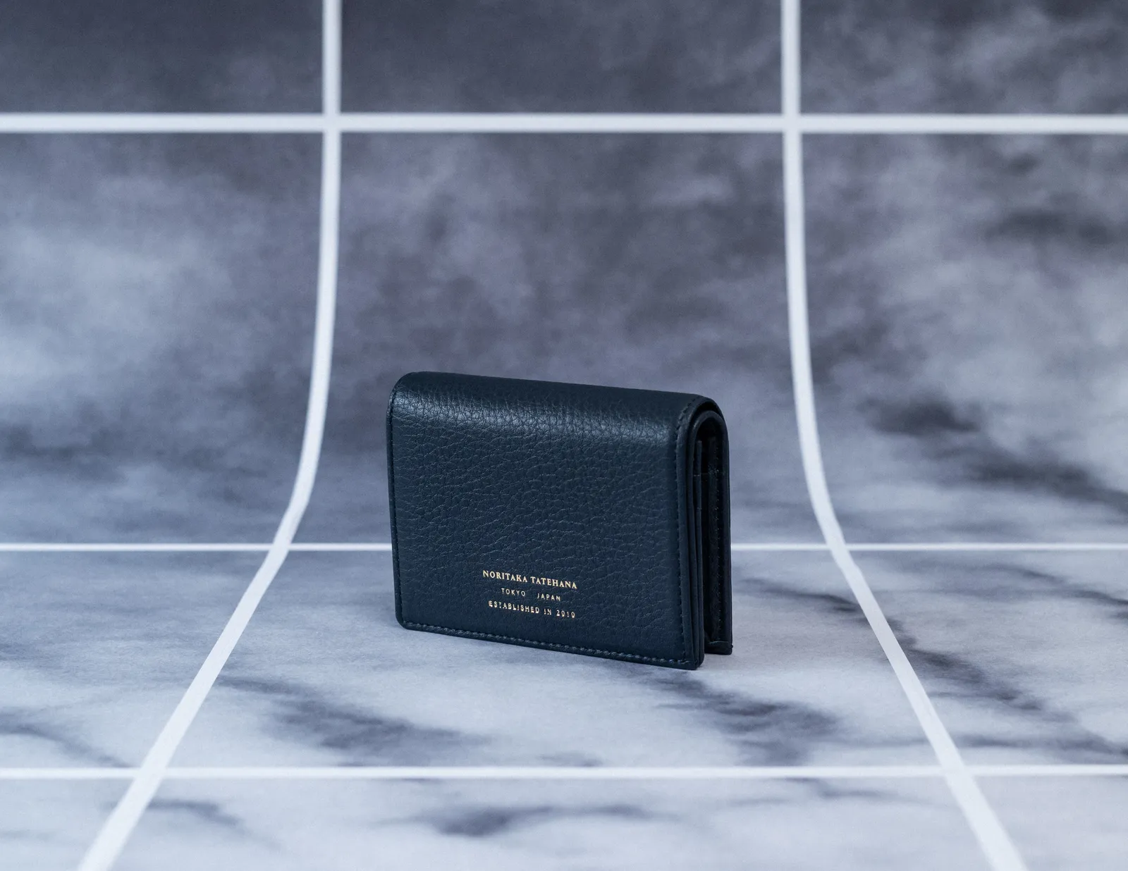 〈26〉MINI WALLET, NAVY, 2019