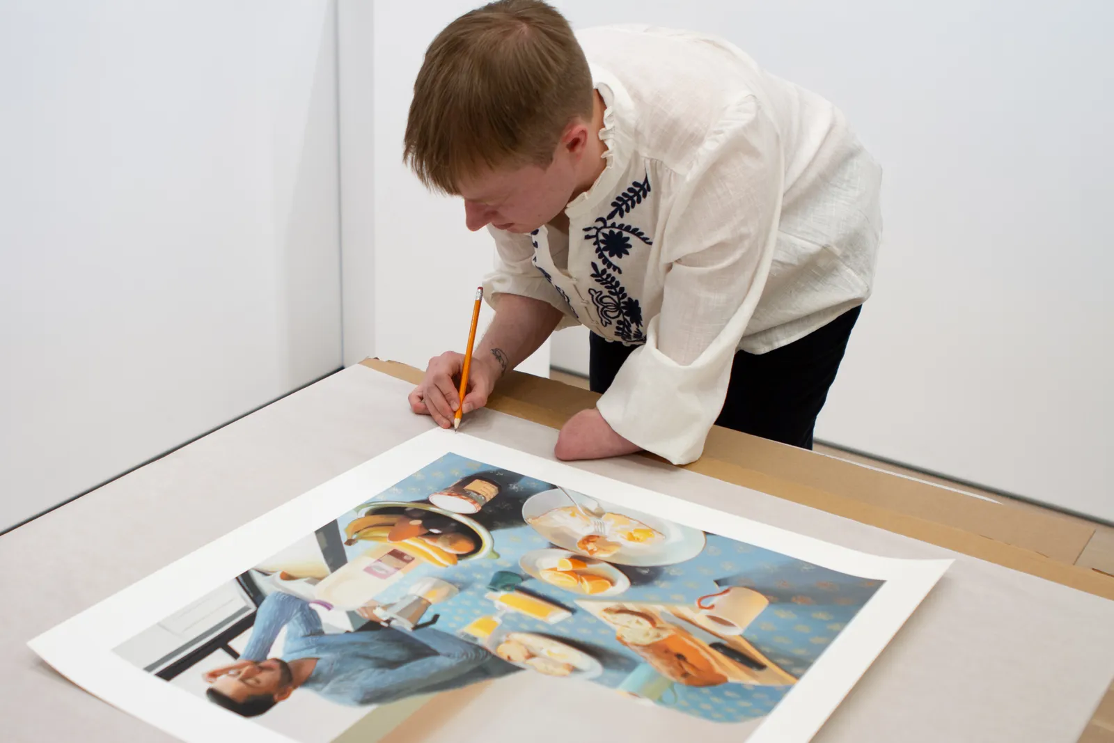 Linus Borgo signing Sunny Side Up, 2026.