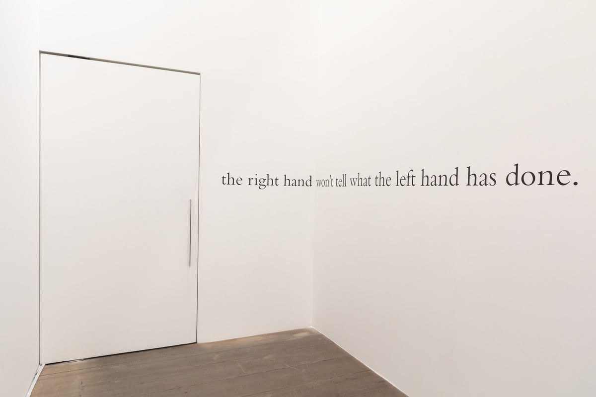 Douglas Gordon/ I will, if you will... / Galeria Marilia Razuk, 2018. Foto/ Photo: Everton Ballardin