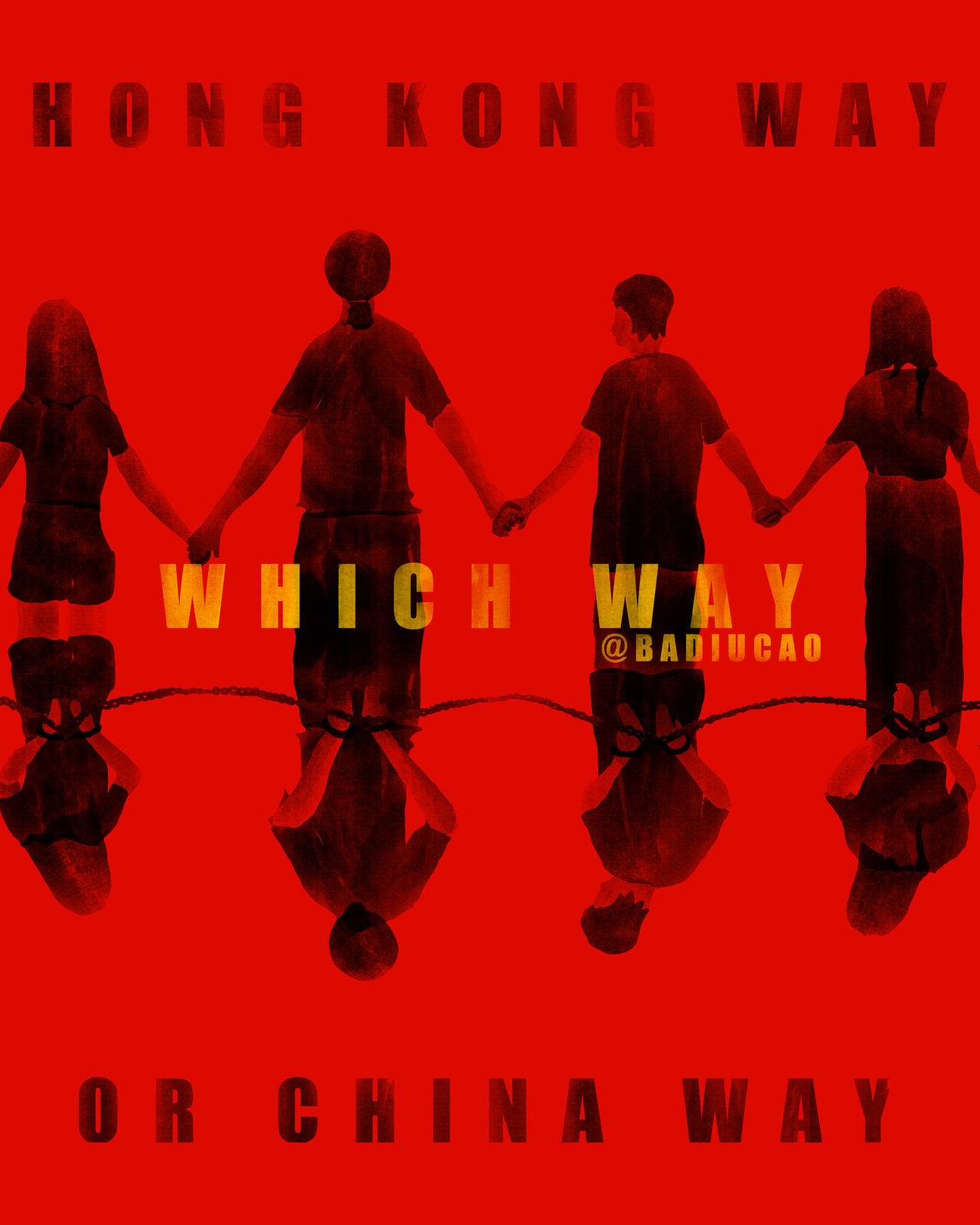 Badiucao, Which Way, 2019