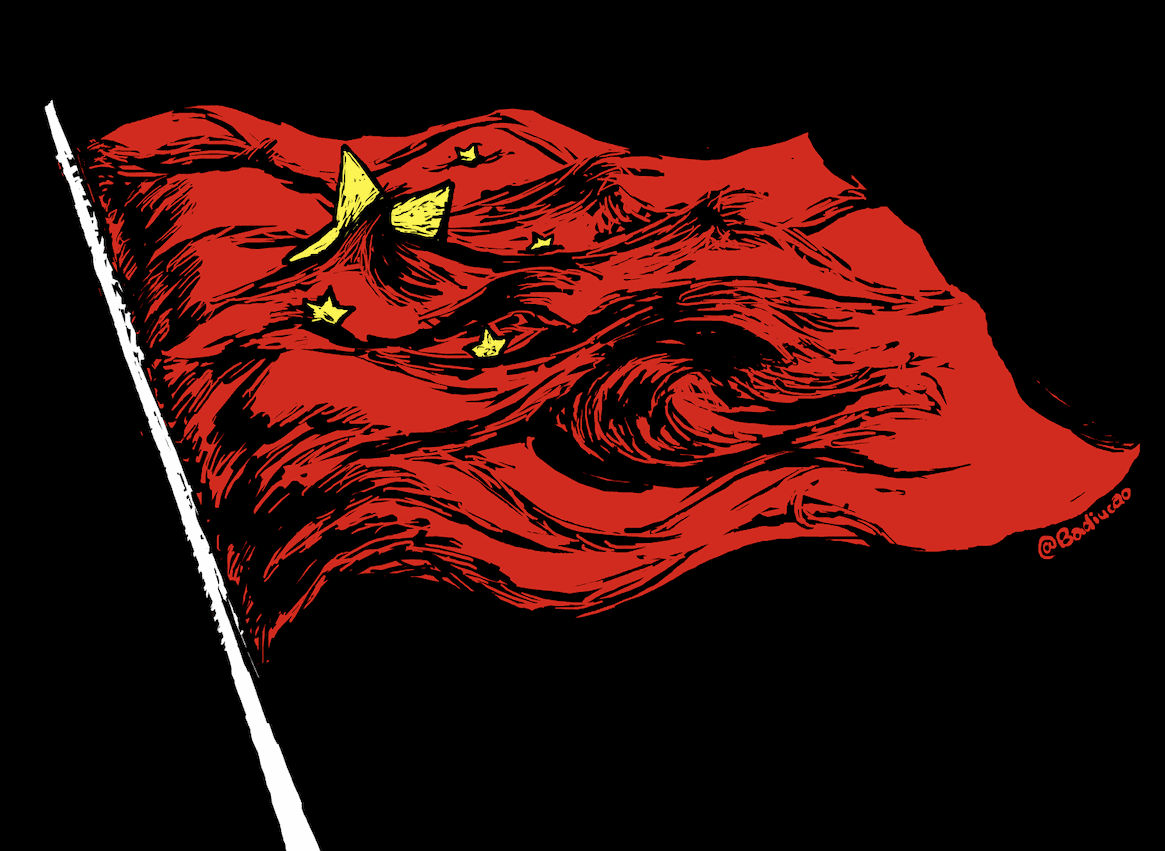 Badiucao, 东方之星船难 (Sinking Stars), 2019