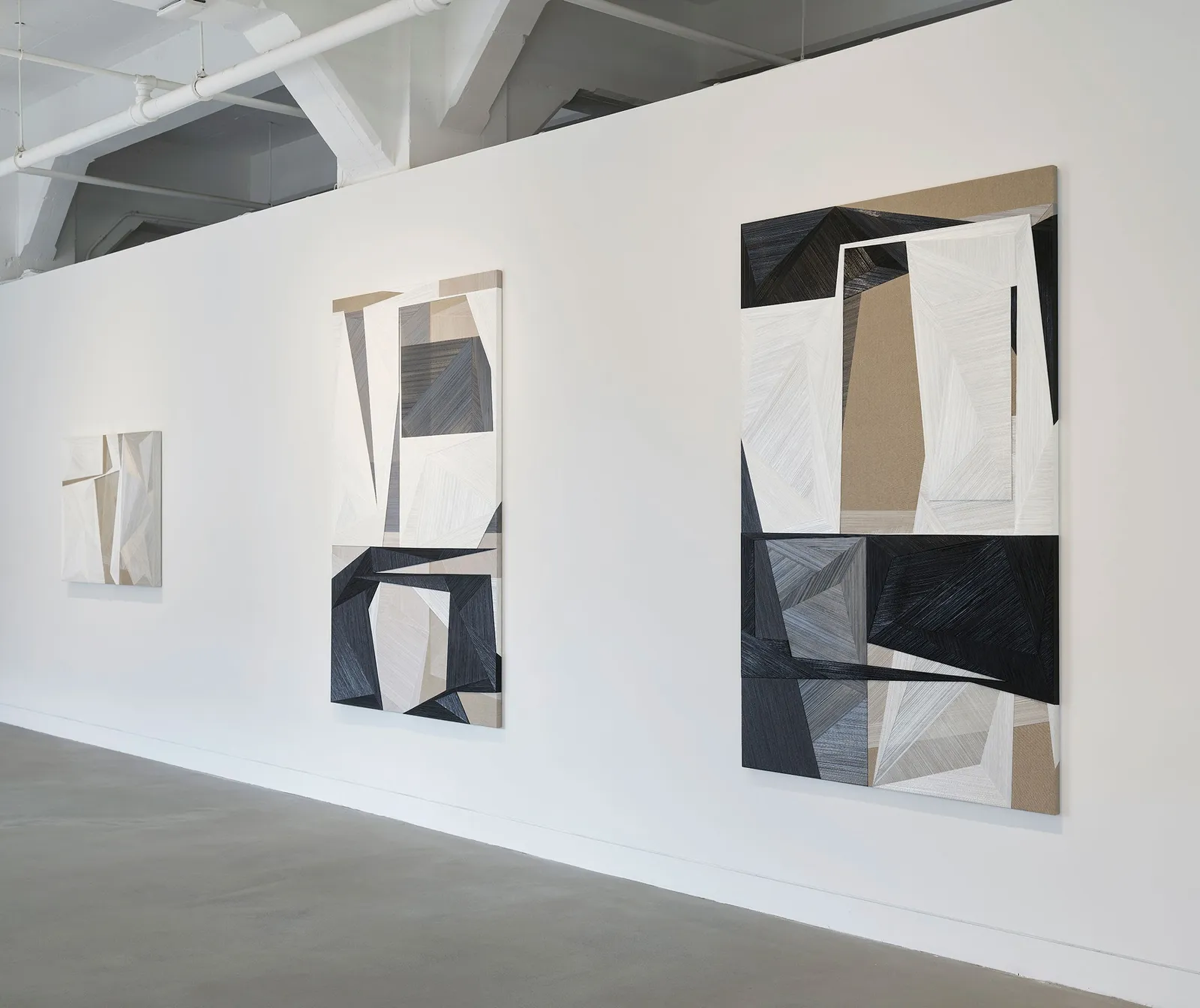 Installation view of Social Abstraction, September 10 - October 29, 2022 at Haines Gallery, San Francisco Photo: Robert Divers Herrick