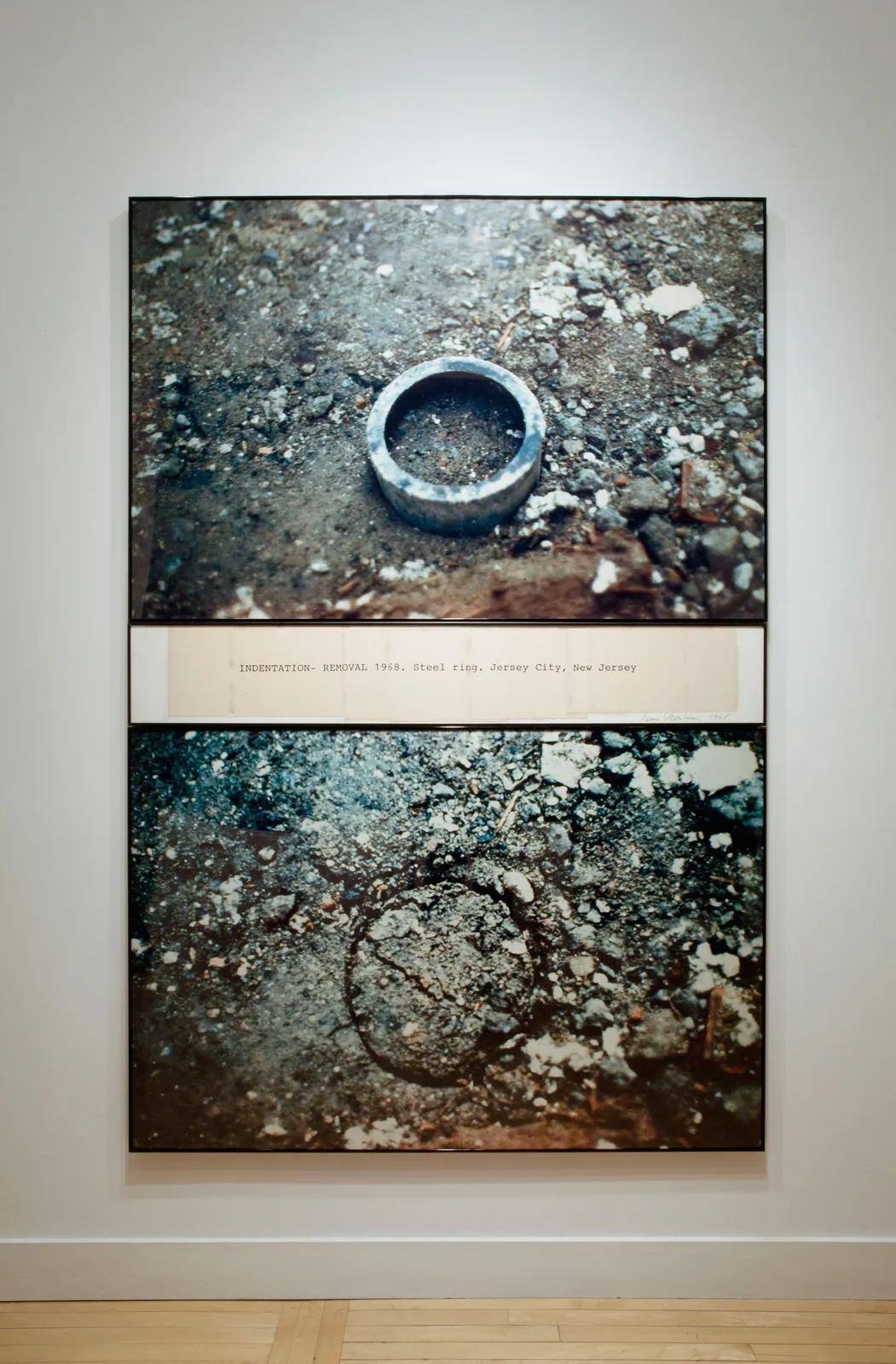 Installation view of Dennis Oppenheim: 1968: Earthworks and Ground Systems, May 31 - July 14, 2012 at Haines Gallery, San Francisco